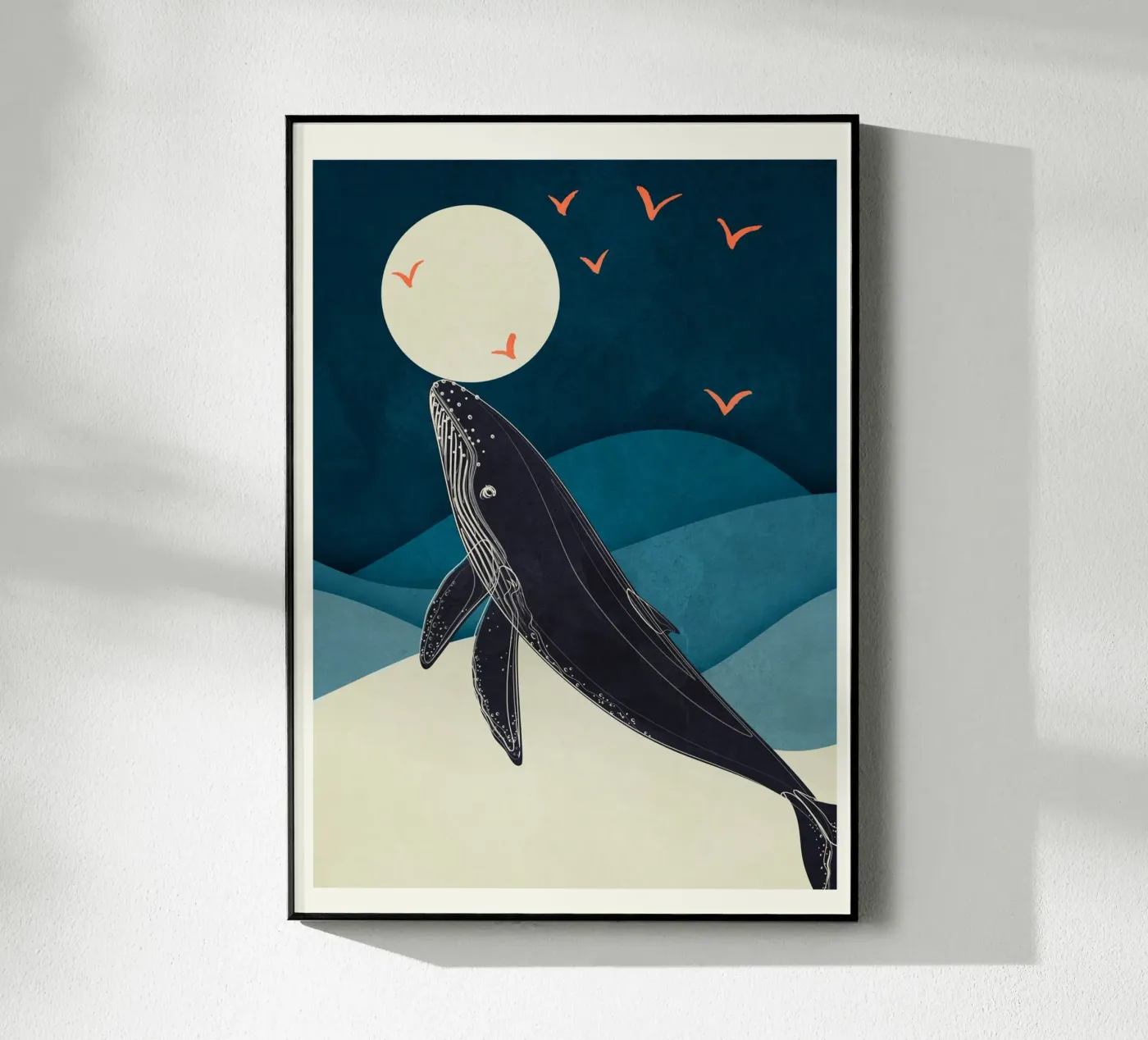 Abstract Whale plexiglass da Flow Line 2