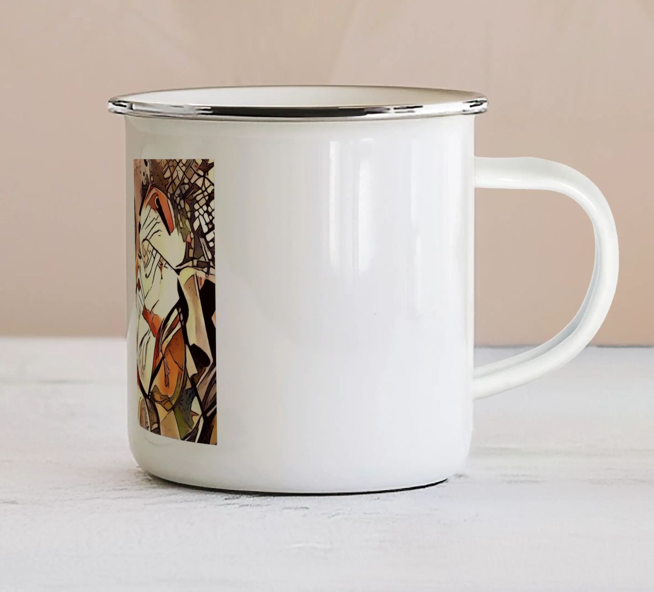 Joyeux Noël, motif 4 mug en émail de ZAMART