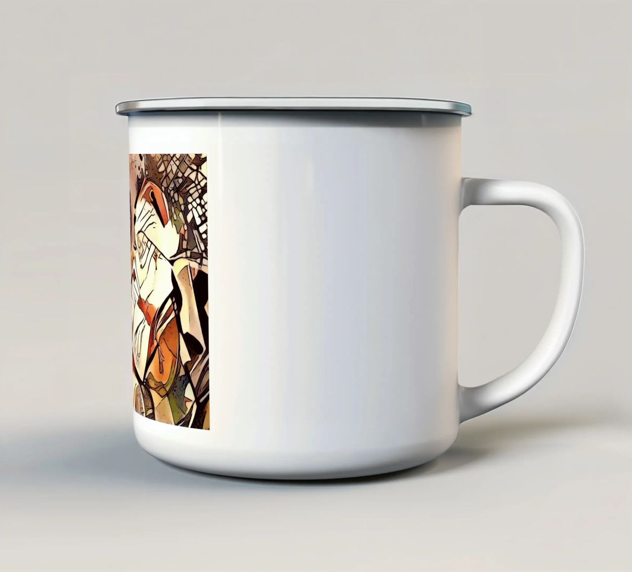 Joyeux Noël, motif 4 mug en émail de ZAMART