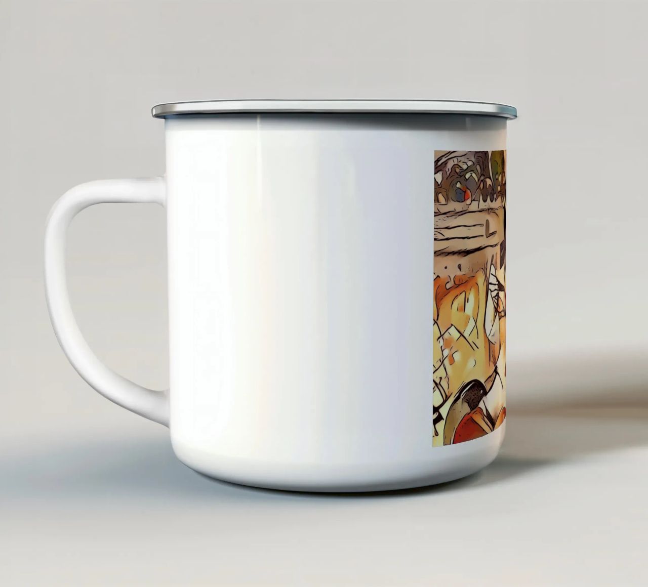 Joyeux Noël, motif 4 mug en émail de ZAMART