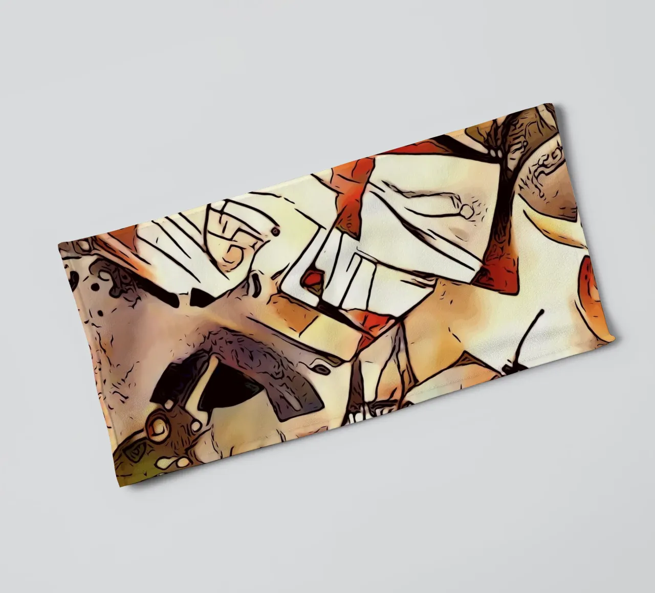 Joyeux Noël, motif 4 serviette de bain de ZAMART