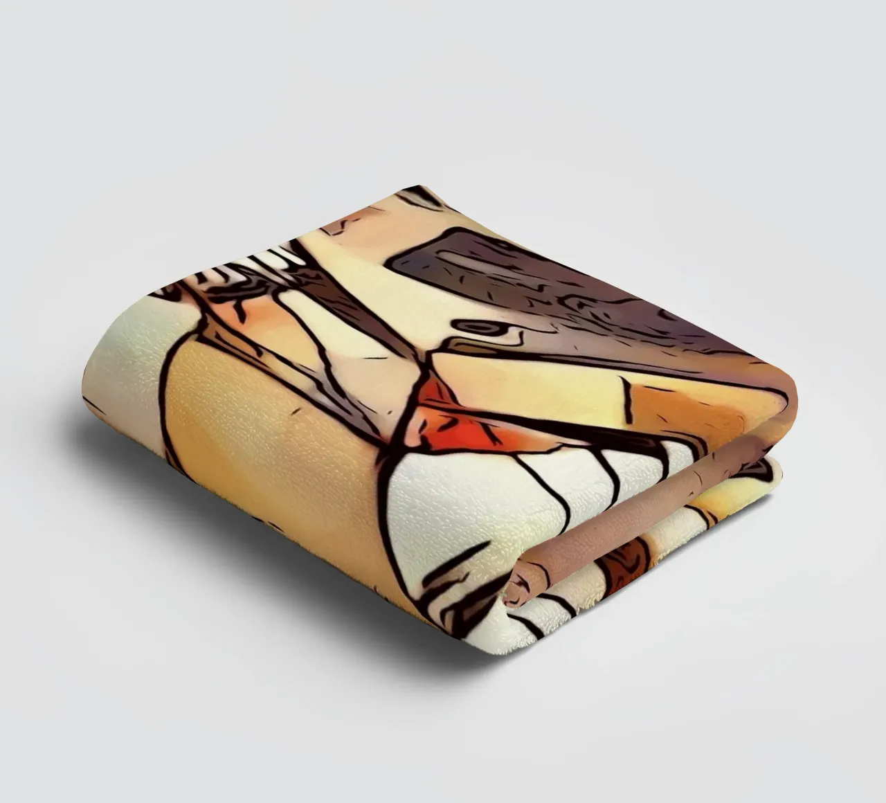 Joyeux Noël, motif 4 serviette de bain de ZAMART