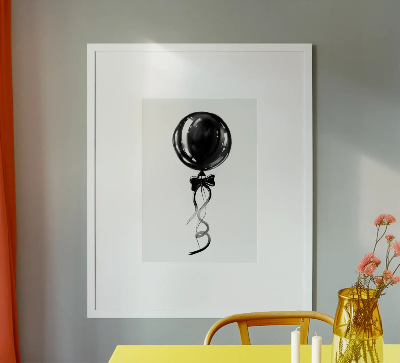 Balloon poster van by elle arts