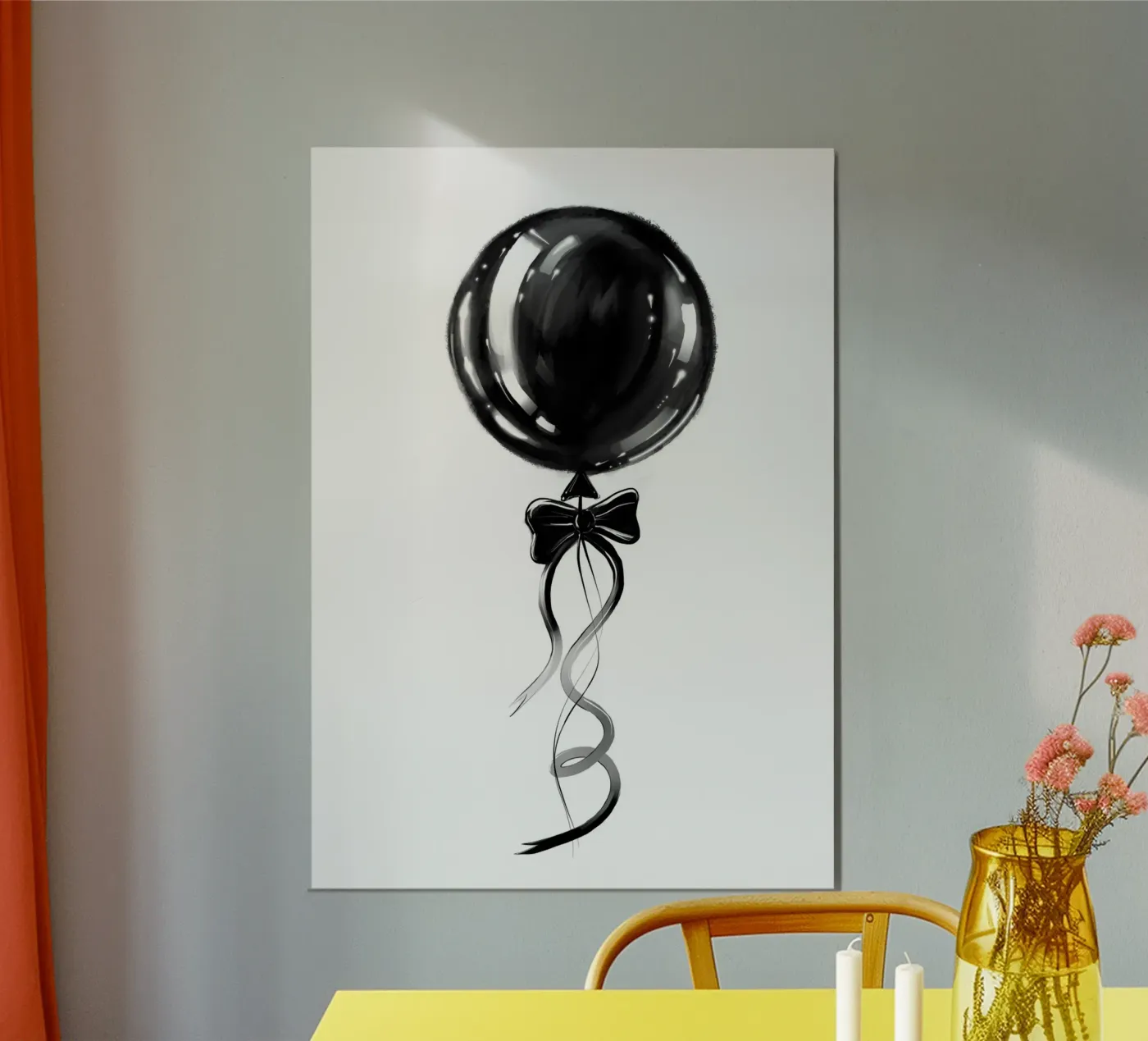 Balloon poster van by elle arts