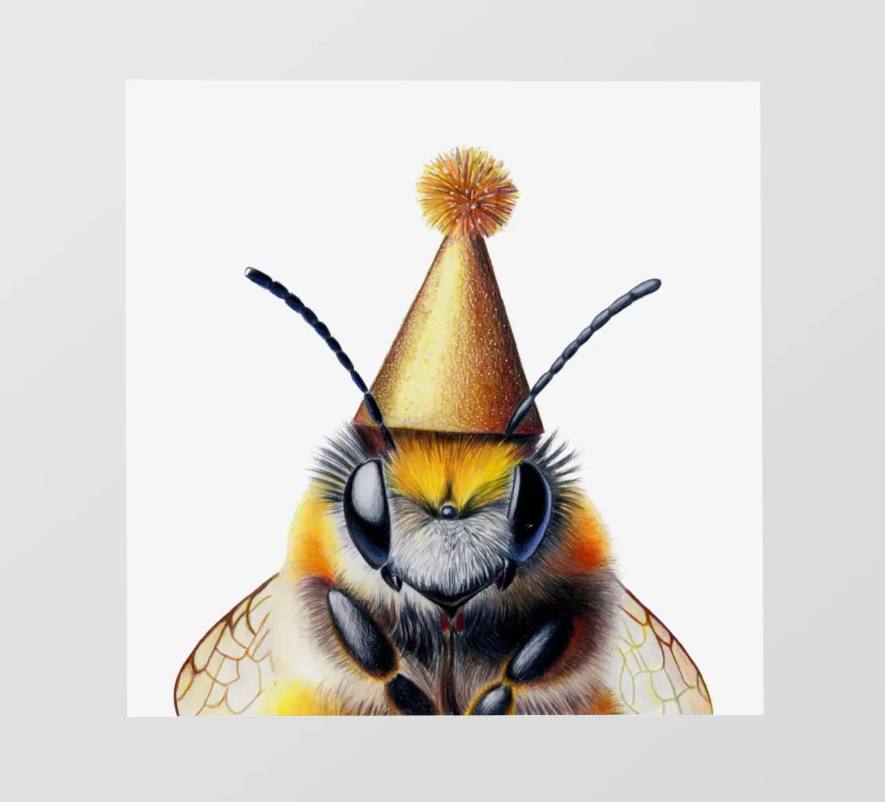 Party Bee backlit film by Graphit und Farbe