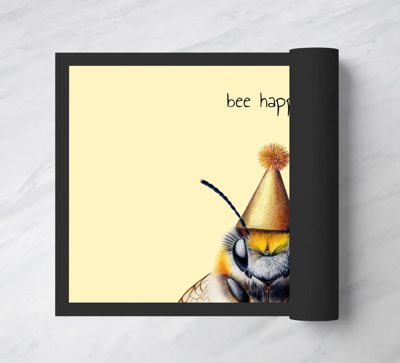 Party Bee deurmat van Graphit und Farbe