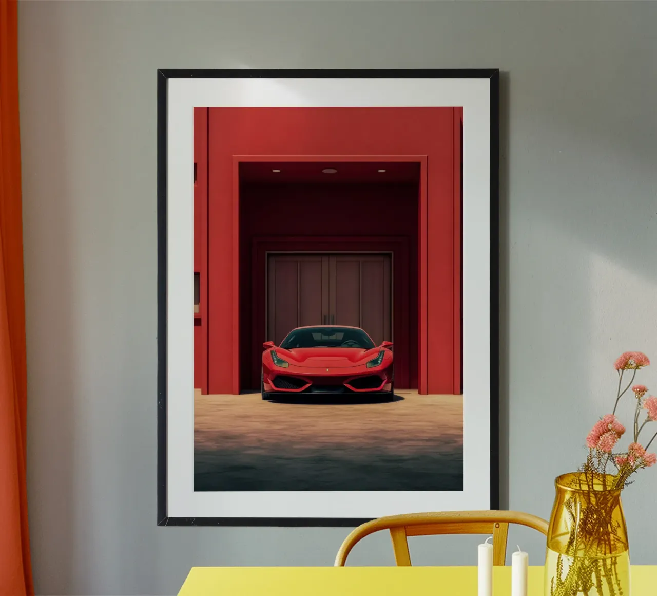 Ferrari F8 hahnemühle by Lootprint