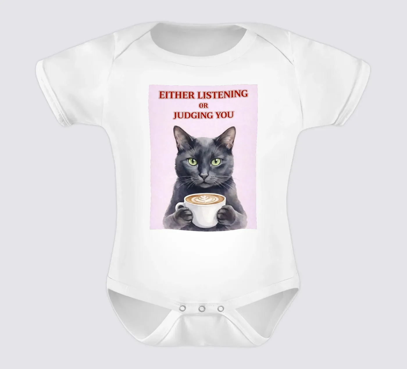 either listening Kurzarm Babybody von Nayara