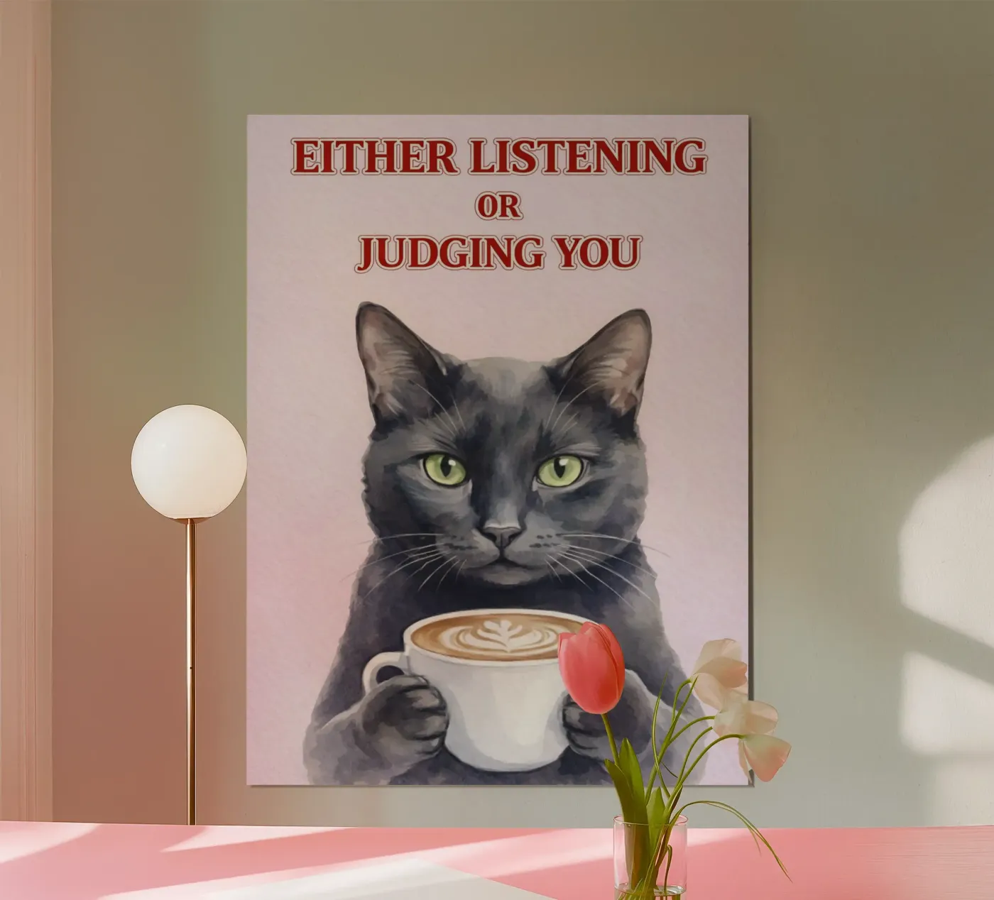 either listening poster de Nayara