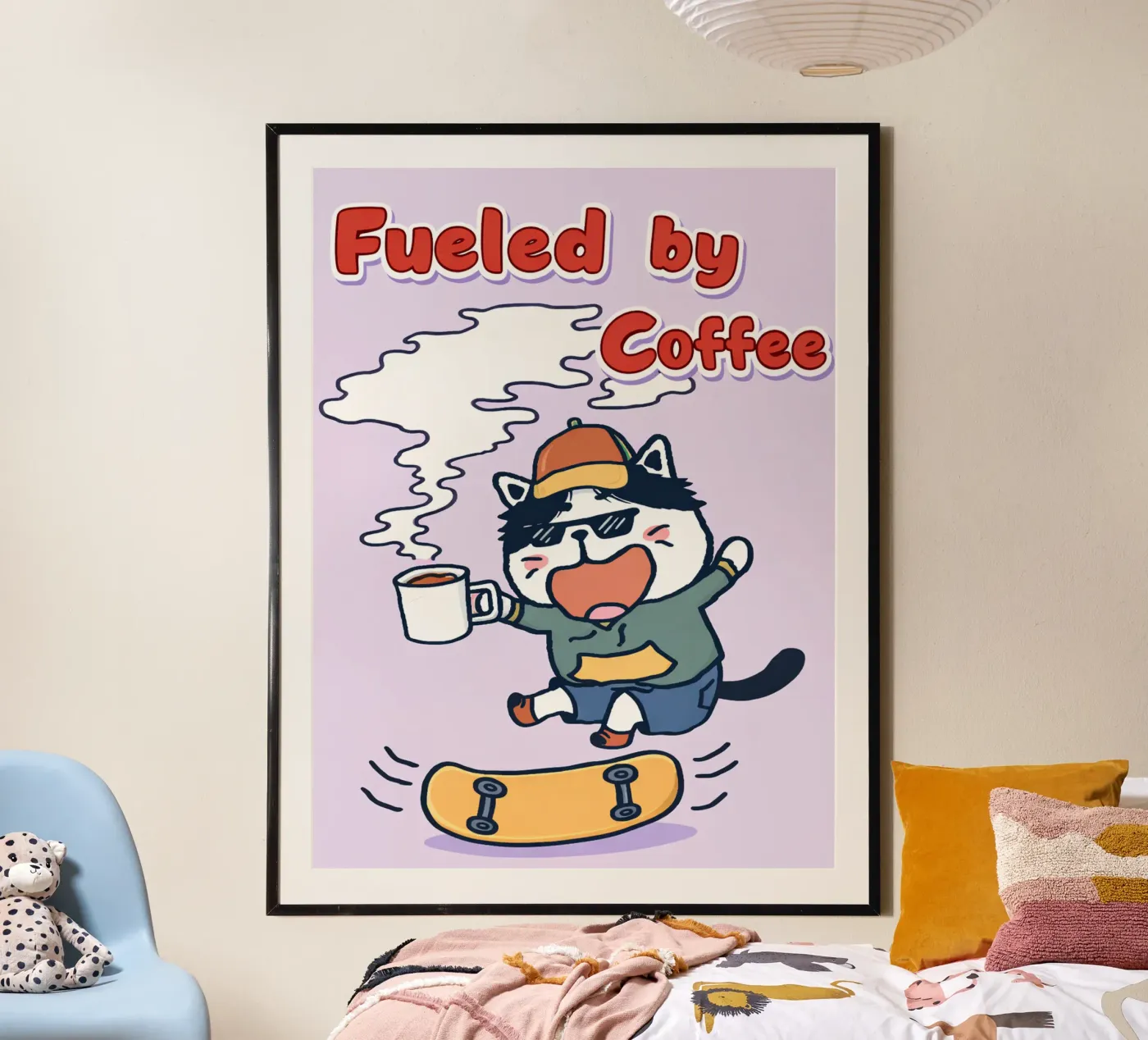 alimentato dal caffè poster da Nayara