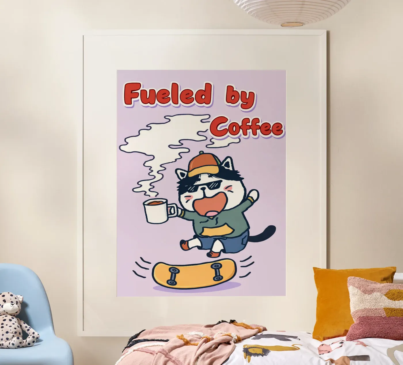 alimentato dal caffè poster da Nayara