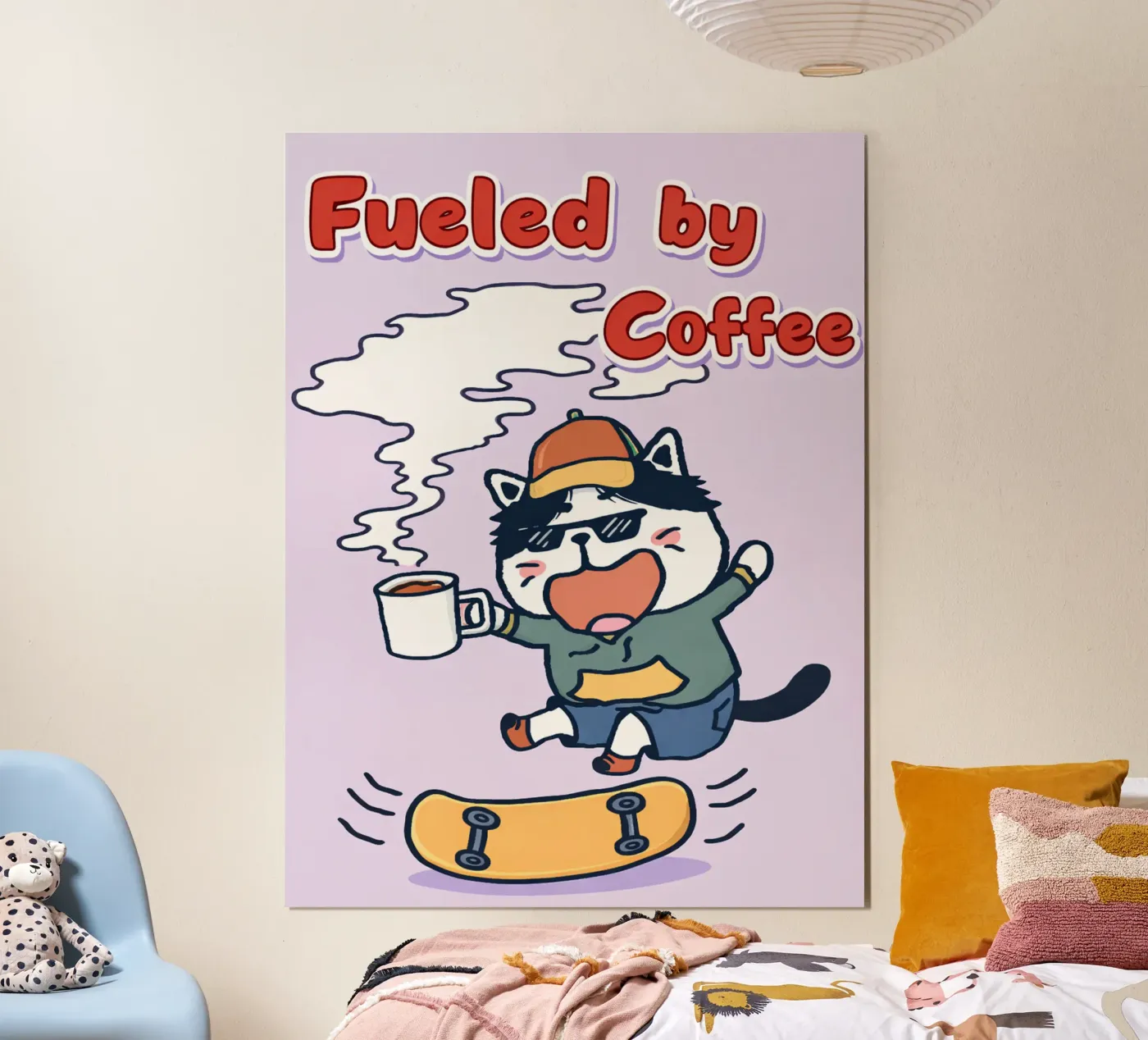alimentato dal caffè poster da Nayara