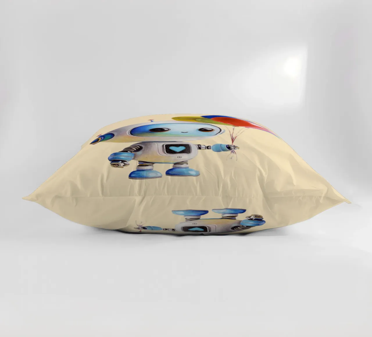 Robot con palloncini cuscino da Graphit und Farbe