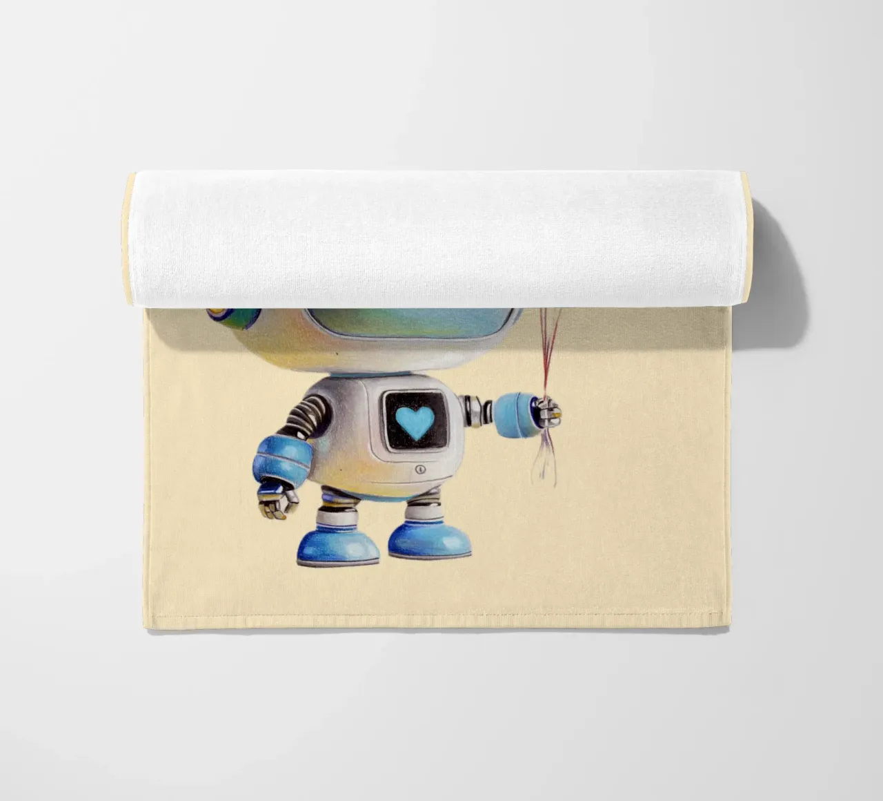 Robots con globos toalla de playa de Graphit und Farbe