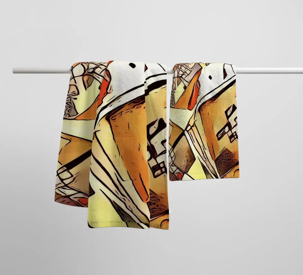Joyeux Noël, motif 5 serviette de bain de ZAMART