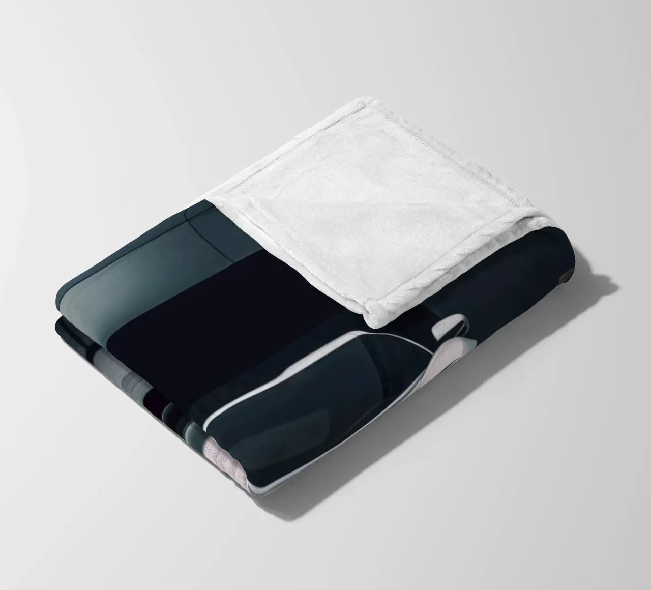 Porsche Taycan fleece blanket by Lootprint