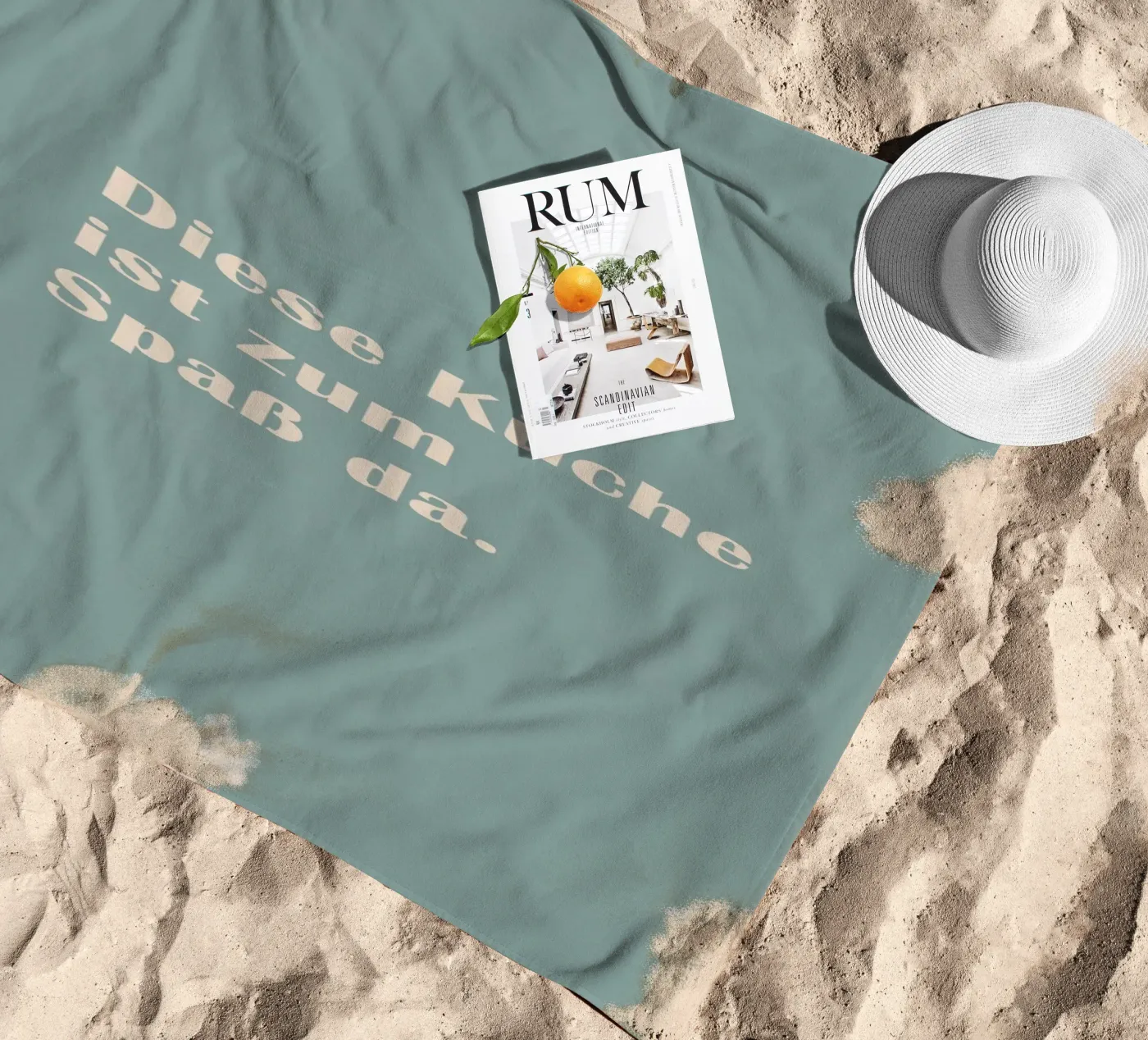 kitchen beach towel by zeriayam arts