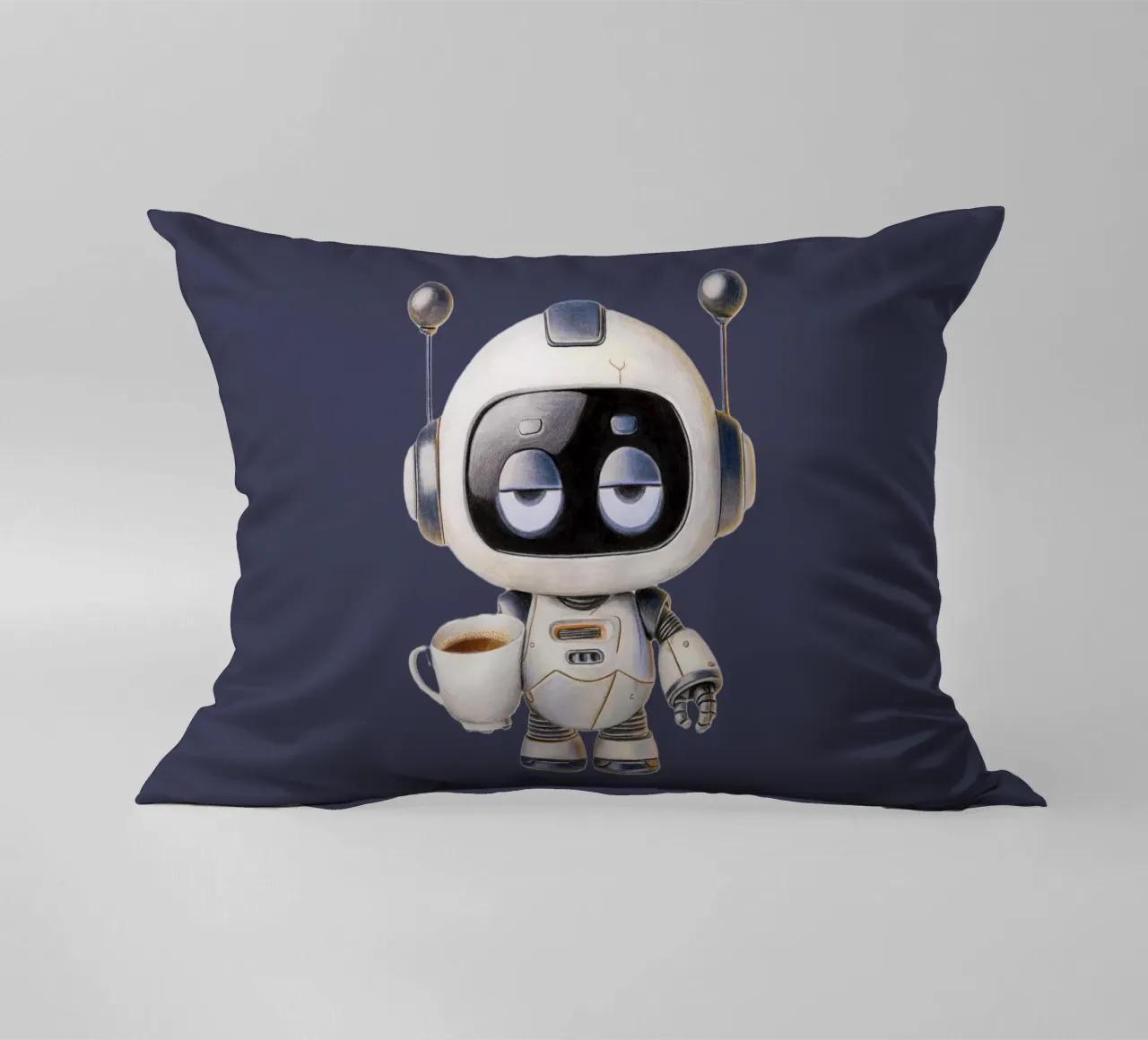 Coffee makes my world go round cuscino da Graphit und Farbe