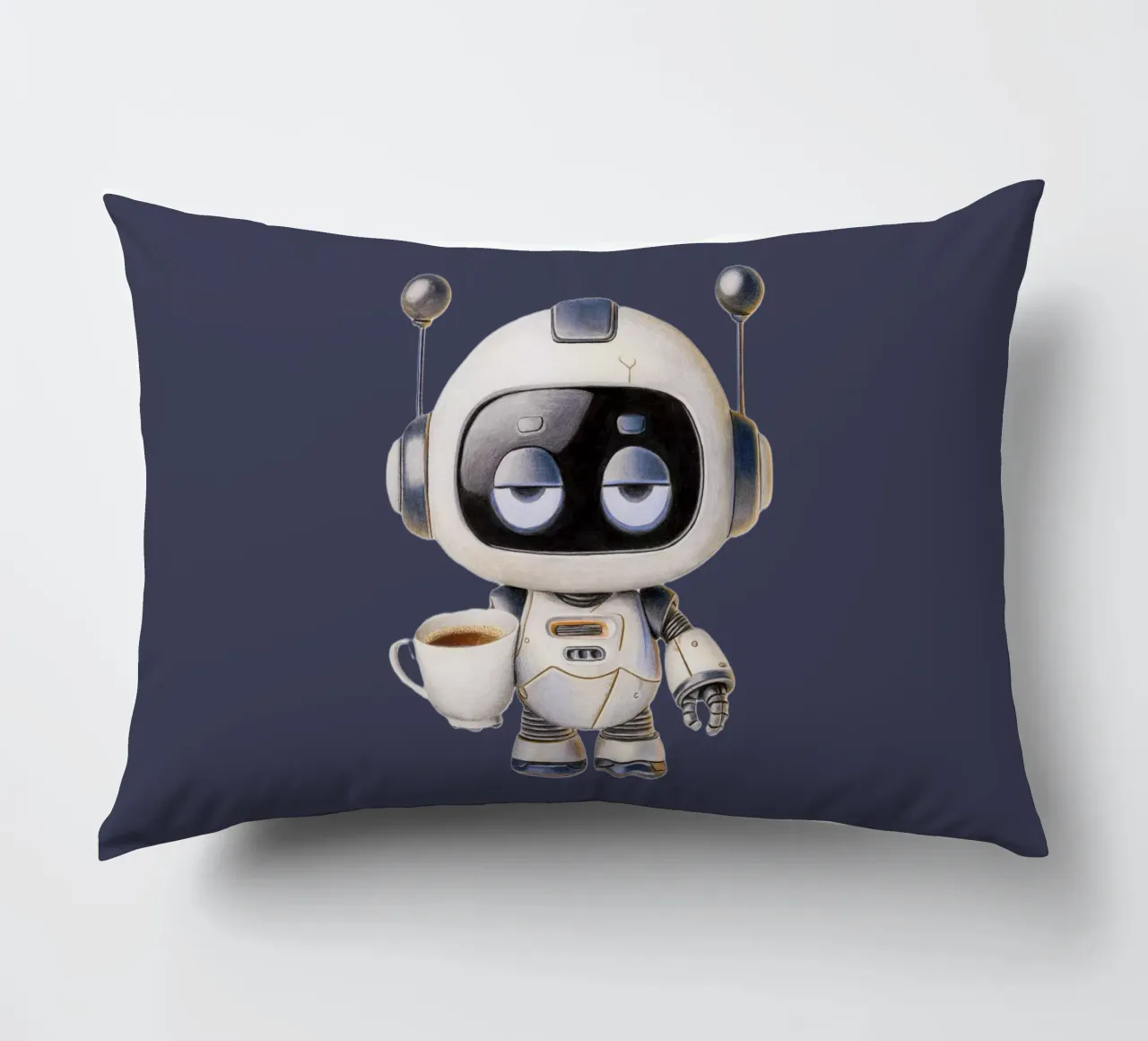 Coffee makes my world go round cuscino da Graphit und Farbe
