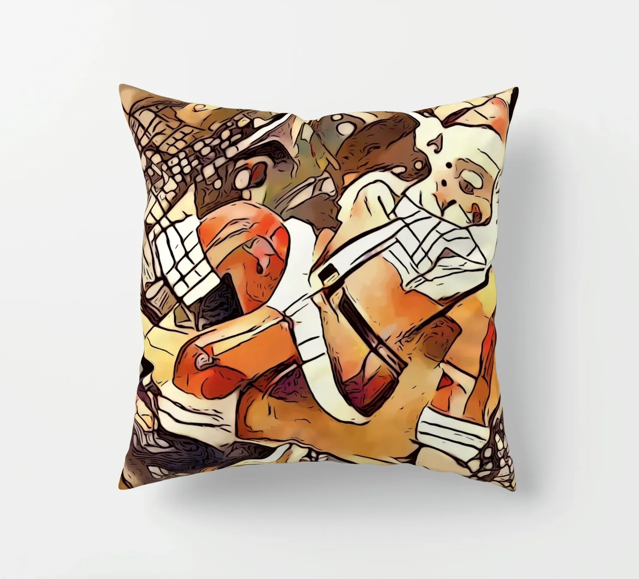 Merry Christmas, motif 6 decorative cushion by ZAMART