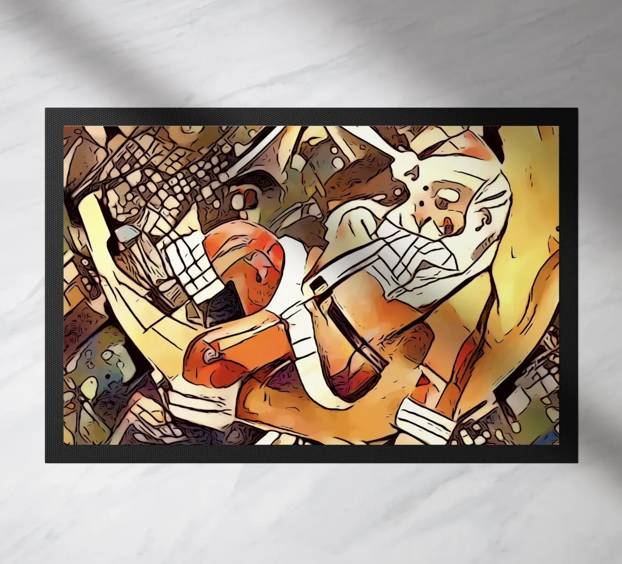 Frohe Weihnachten, Motiv 6 Fußmatte von ZAMART