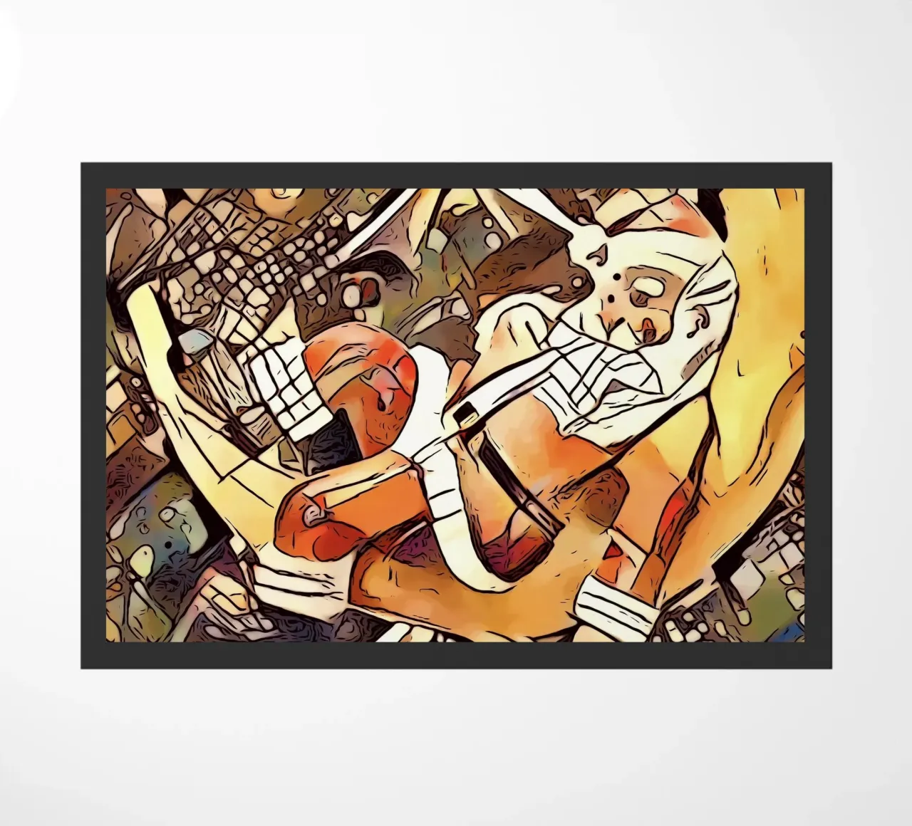 Frohe Weihnachten, Motiv 6 Fußmatte von ZAMART