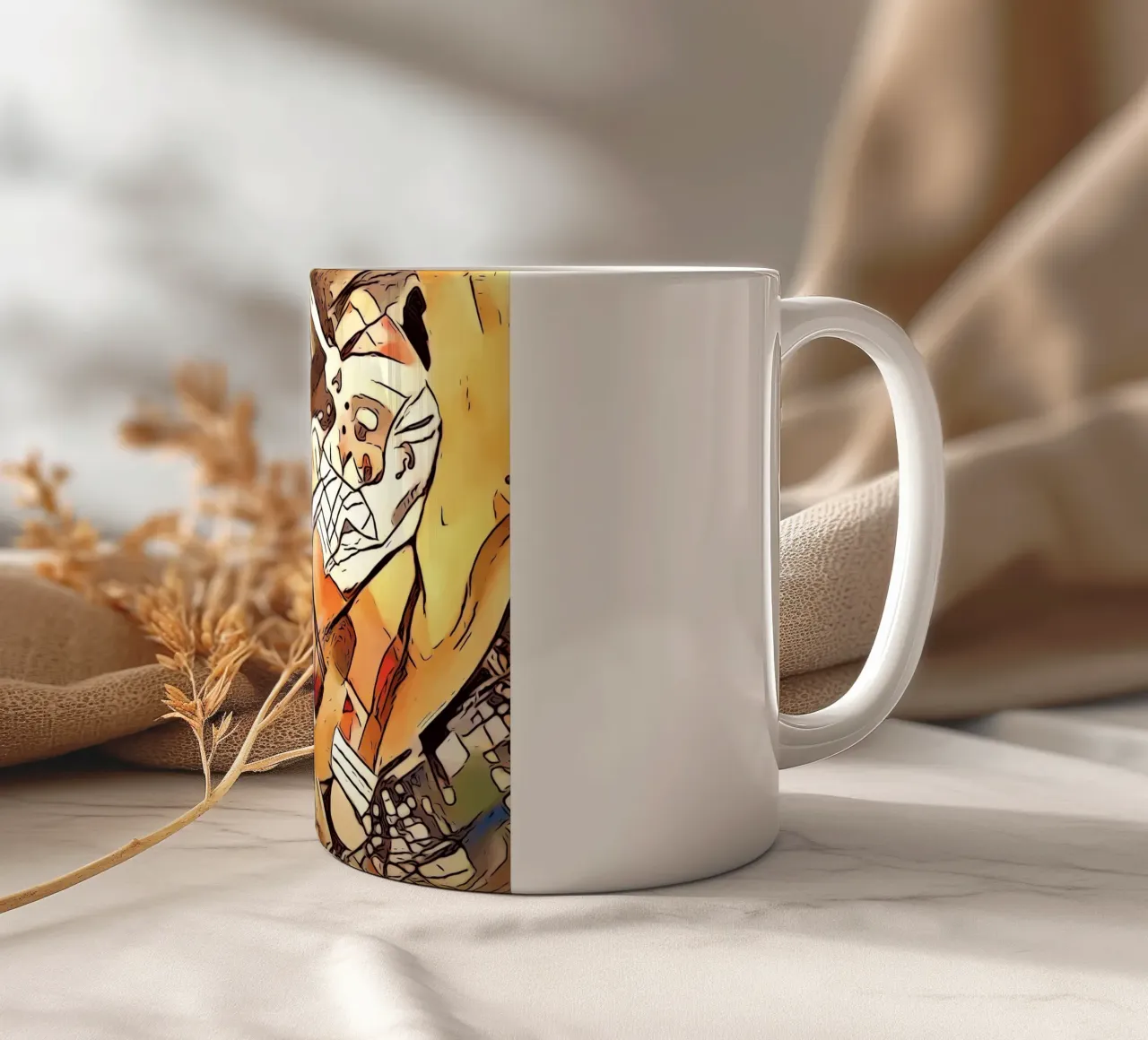 Merry Christmas, motif 6 ceramic mug by ZAMART