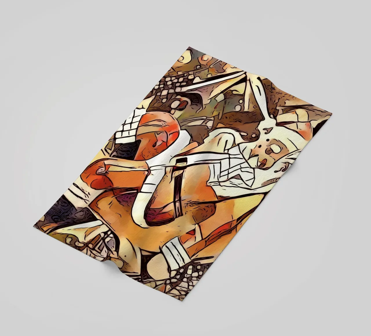 Merry Christmas, motif 6 beach towel by ZAMART