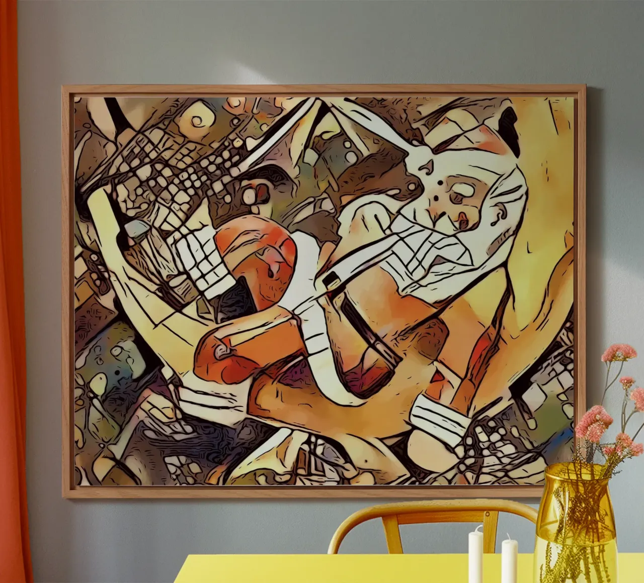 Joyeux Noël, motif 6 alu dibond de ZAMART