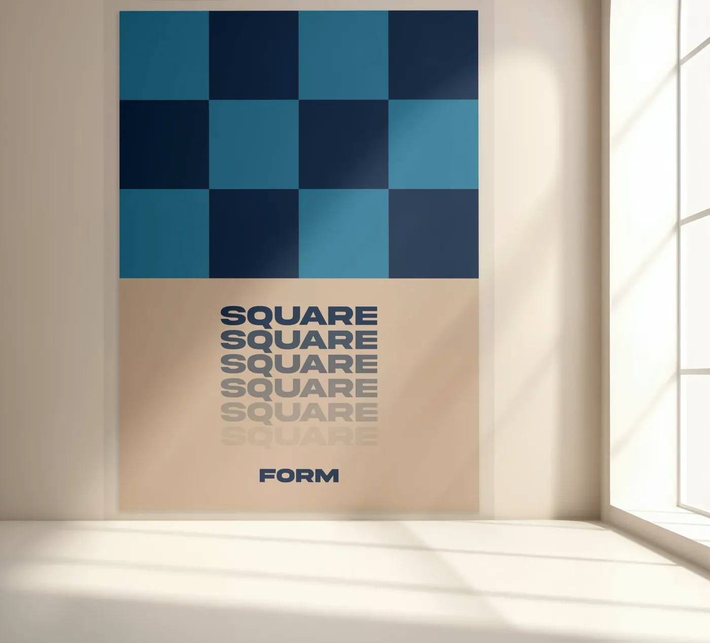 Square fotobehang van Mia Moore