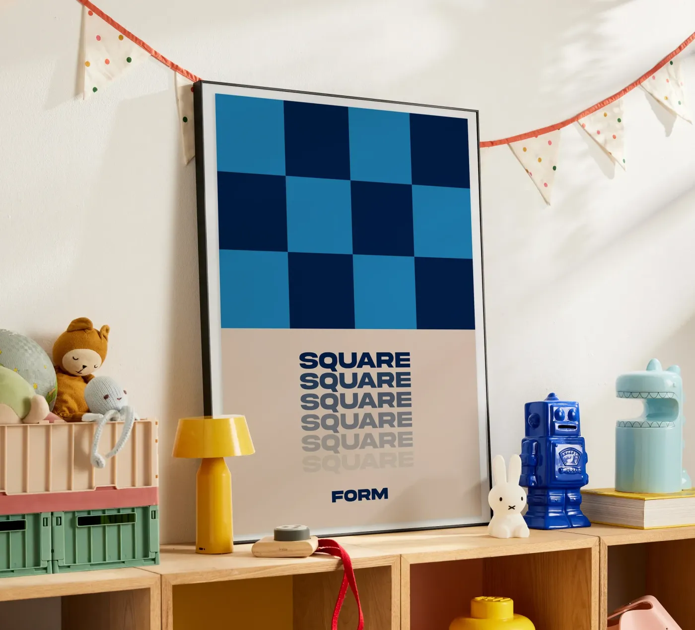 Square forex plate by Mia Moore