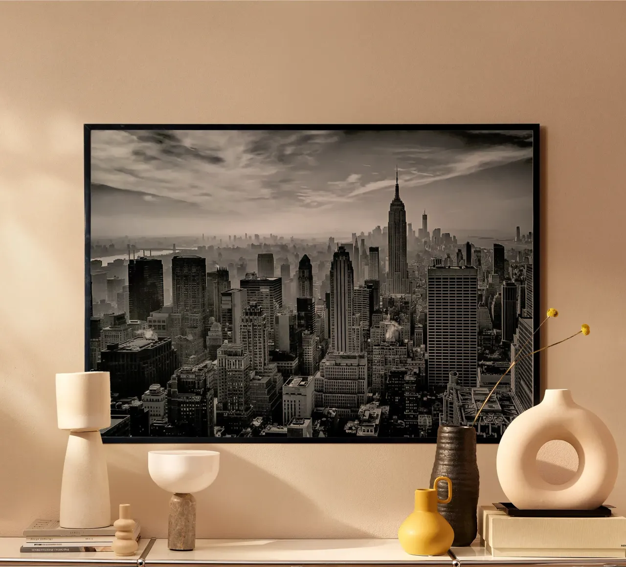 Hazy Gotham - Stefan Schilbe poster by Pictufy