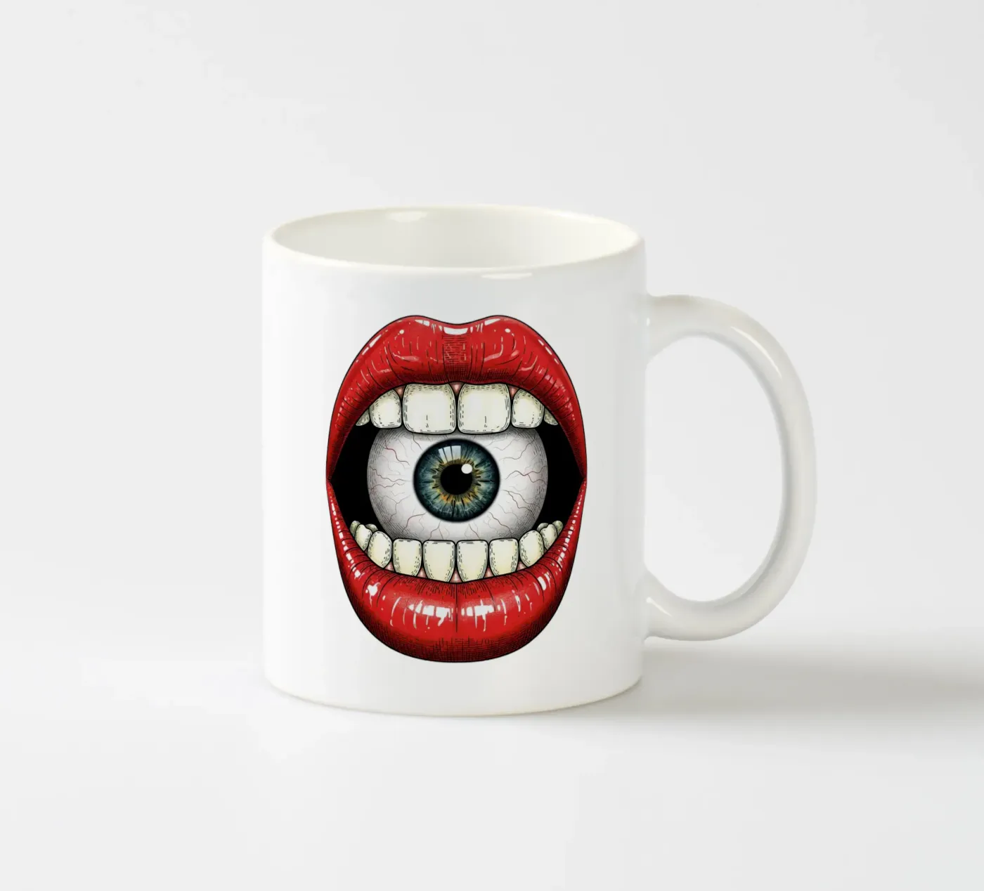 eye mount ceramic mug by thung thung