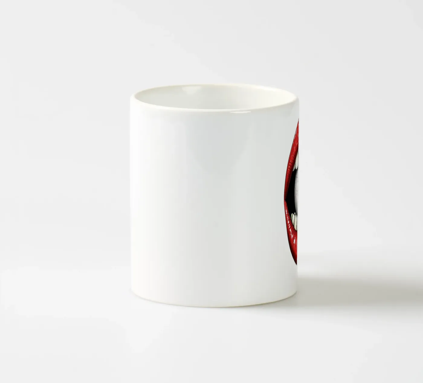 eye mount ceramic mug by thung thung