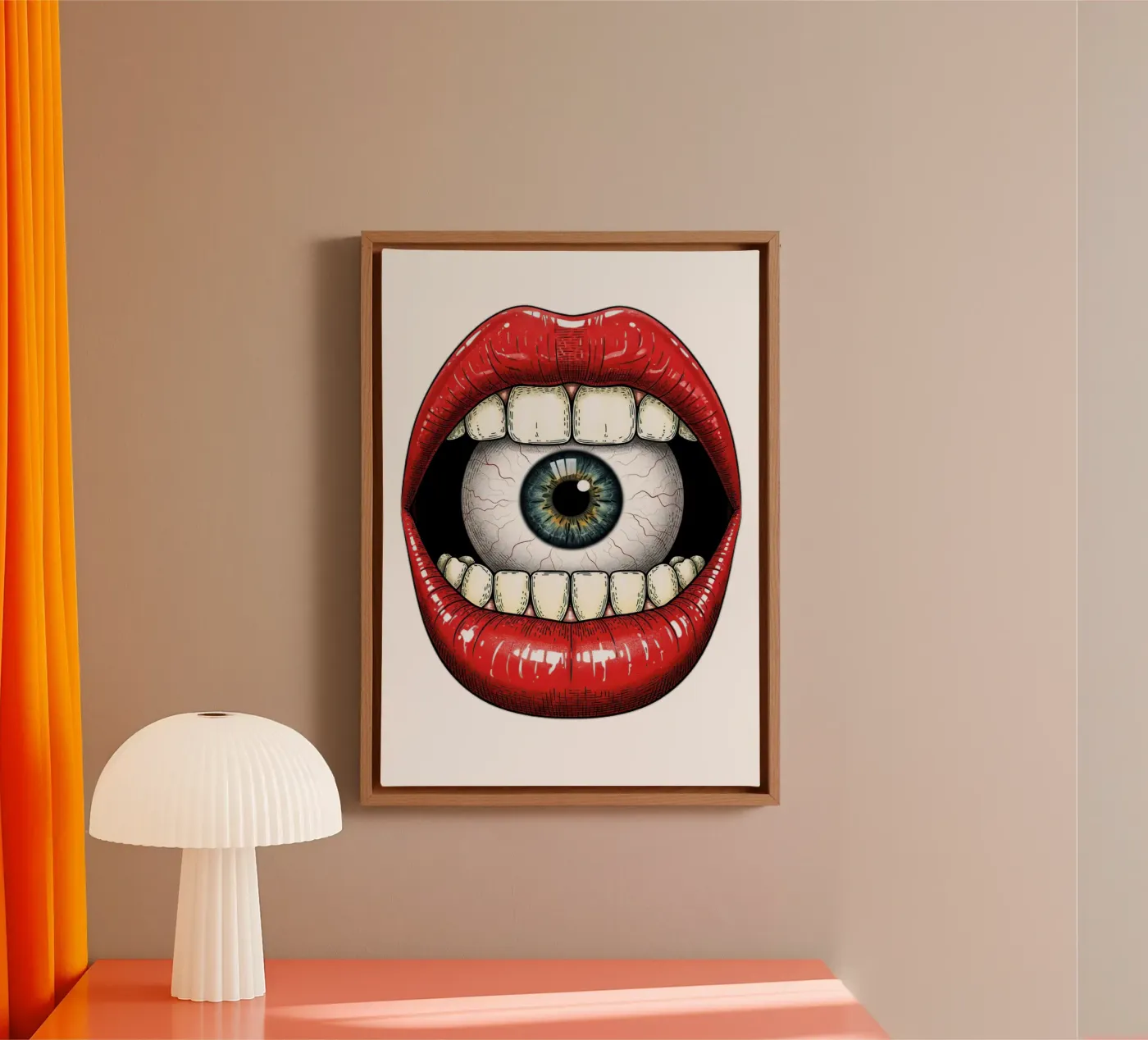 eye mount canvas by thung thung