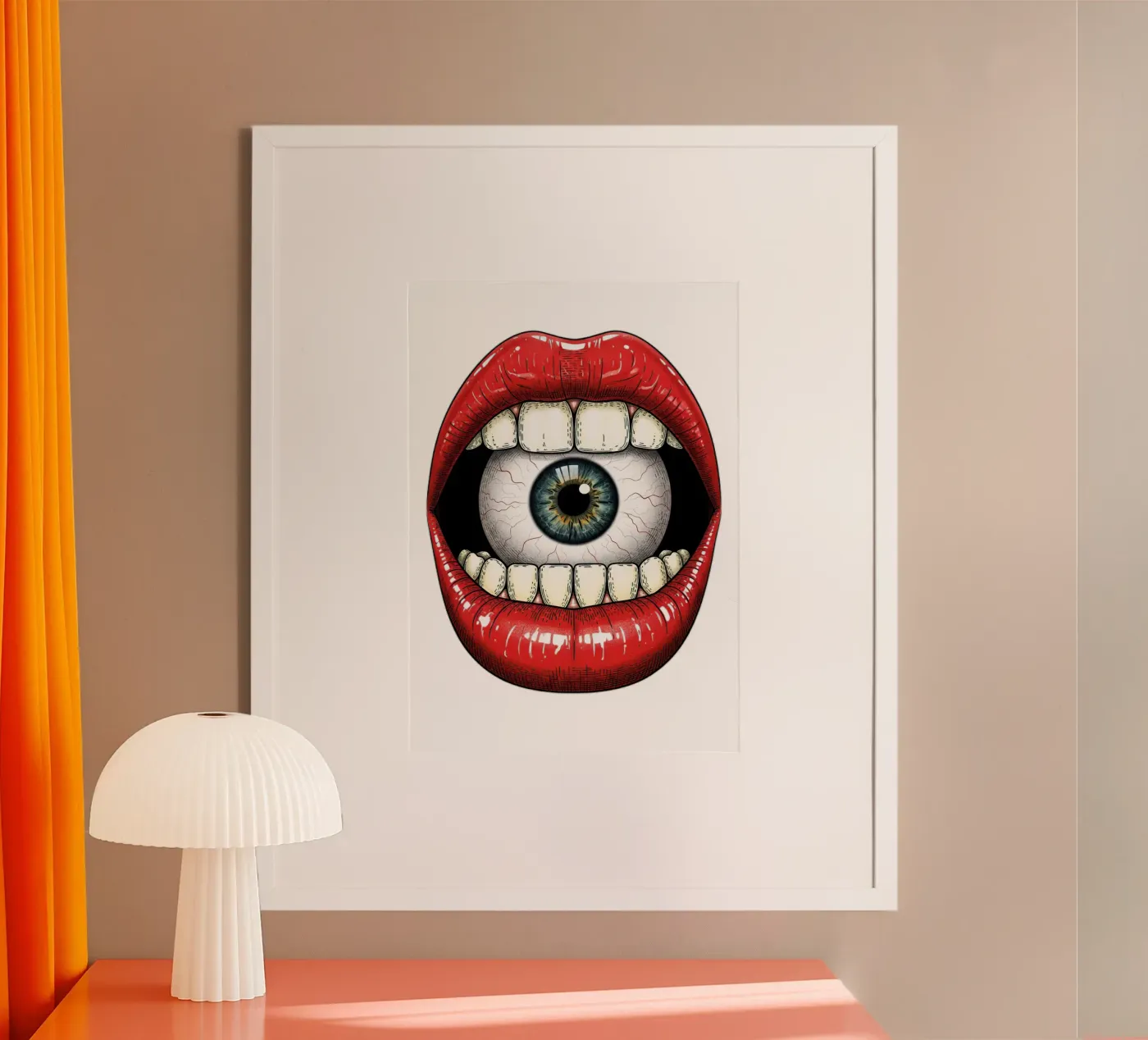 eye mount poster by thung thung