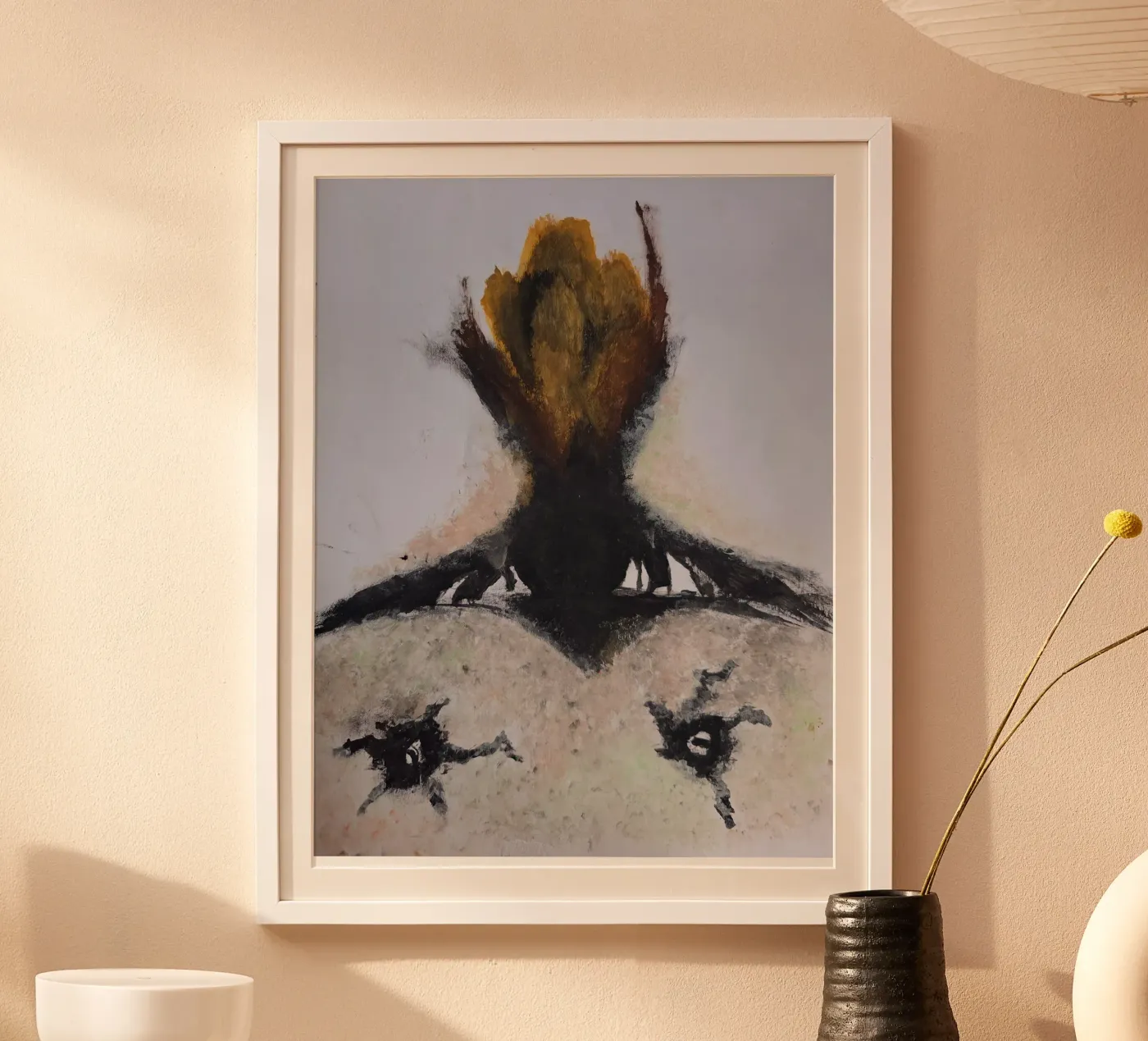 Dark rooted flower poster da Merilyn art