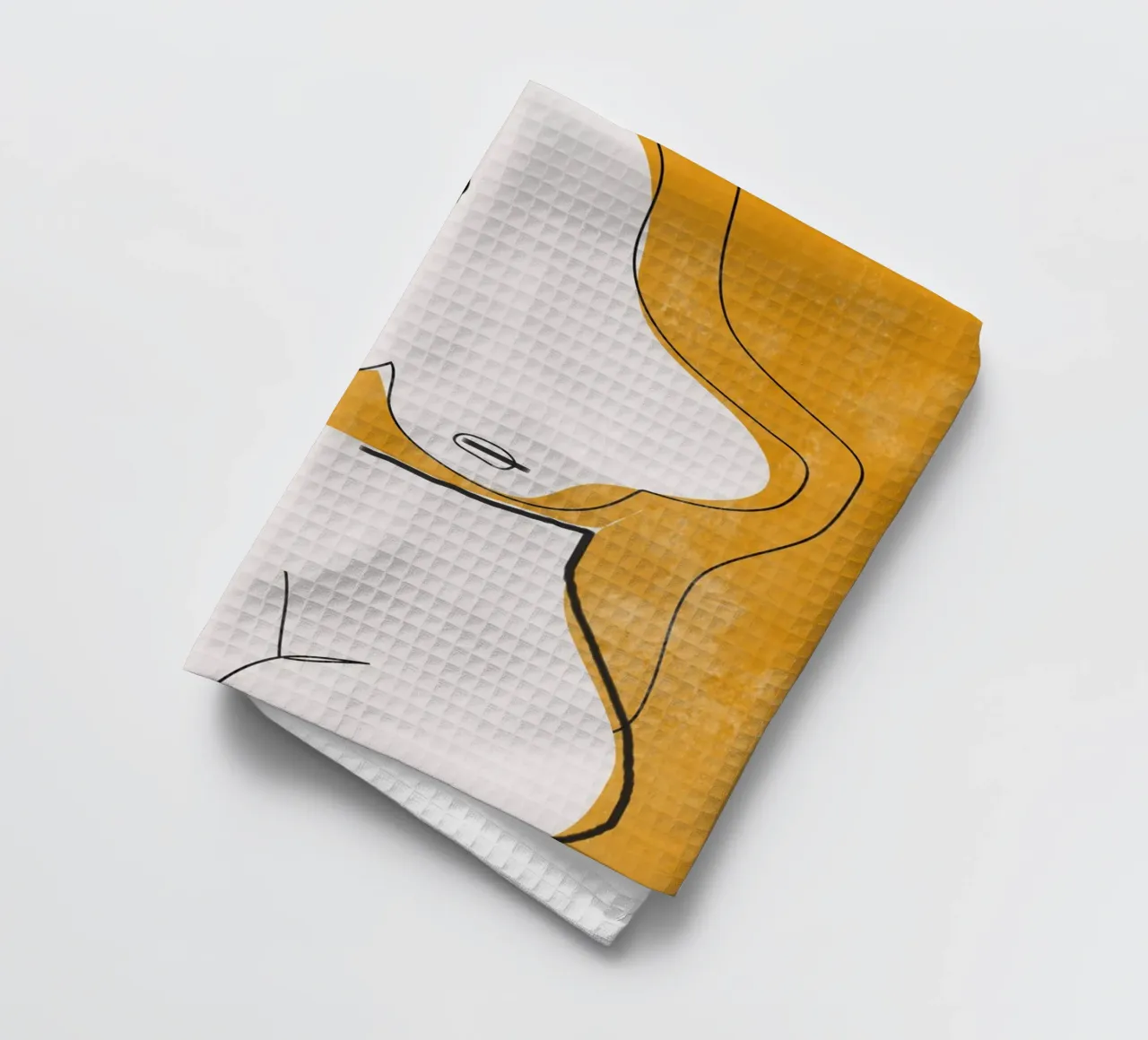 Abstract Line Art Nude canovaccio da cucina da ThingDesign