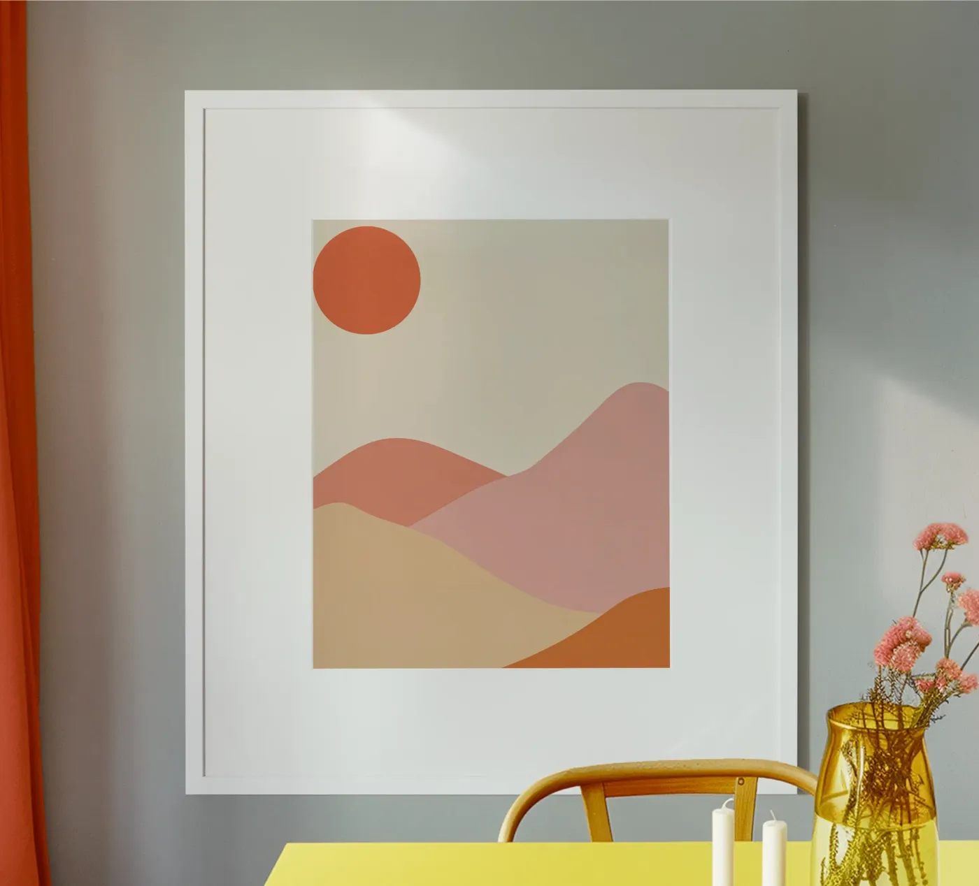Sun-Drenched Desertscape poster by Golden Luxe