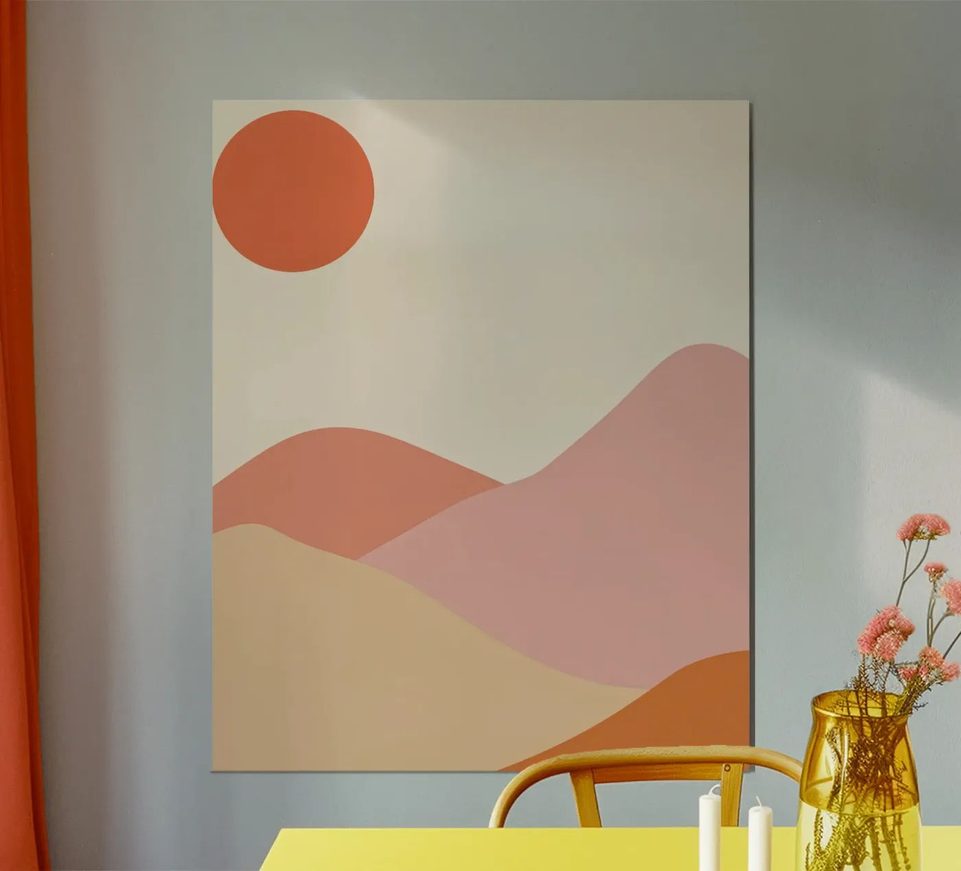 Sun-Drenched Desertscape poster by Golden Luxe