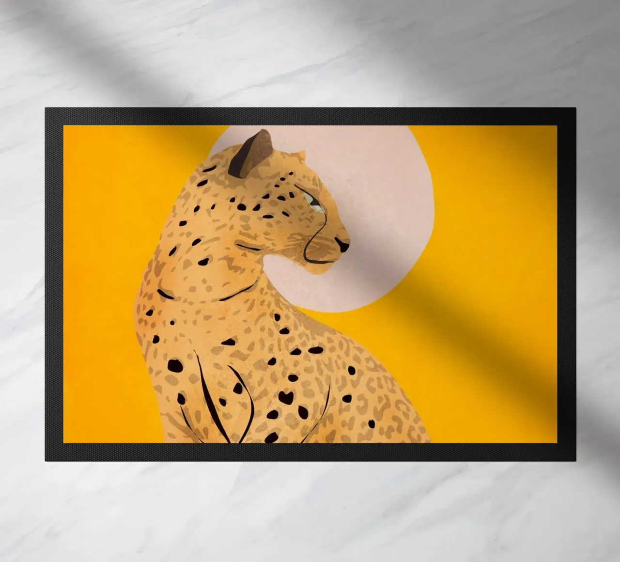 Leopard doormat by ThingDesign