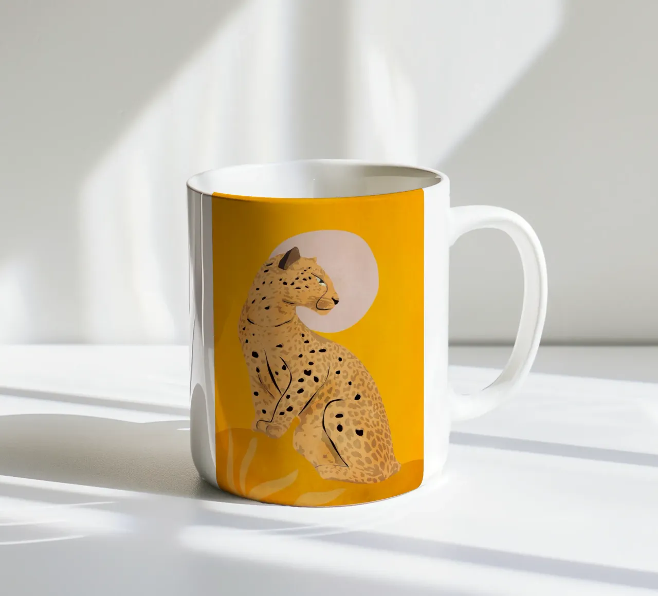 Leopardo tazza in ceramica da ThingDesign