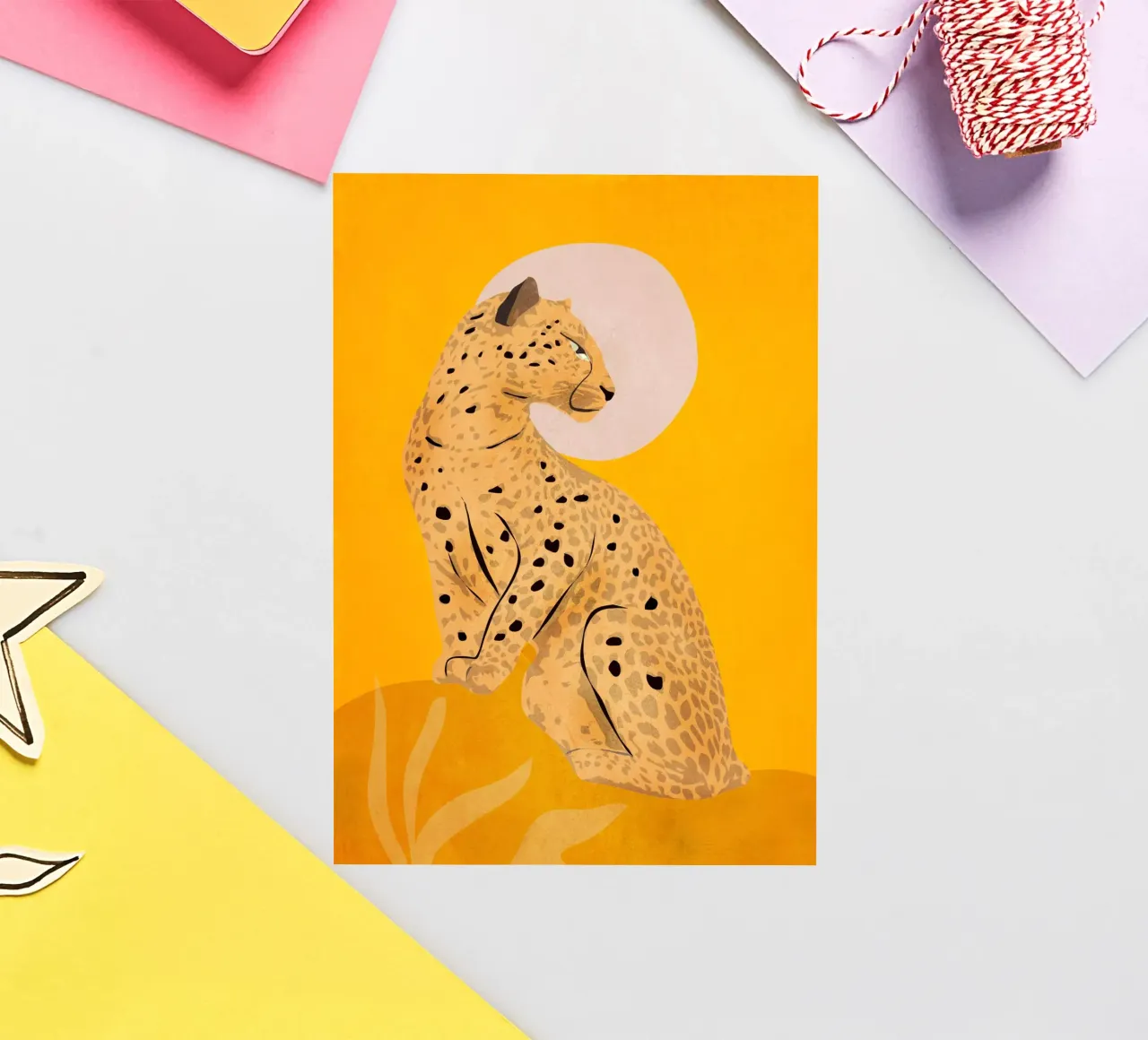 Leopard sticker by ThingDesign