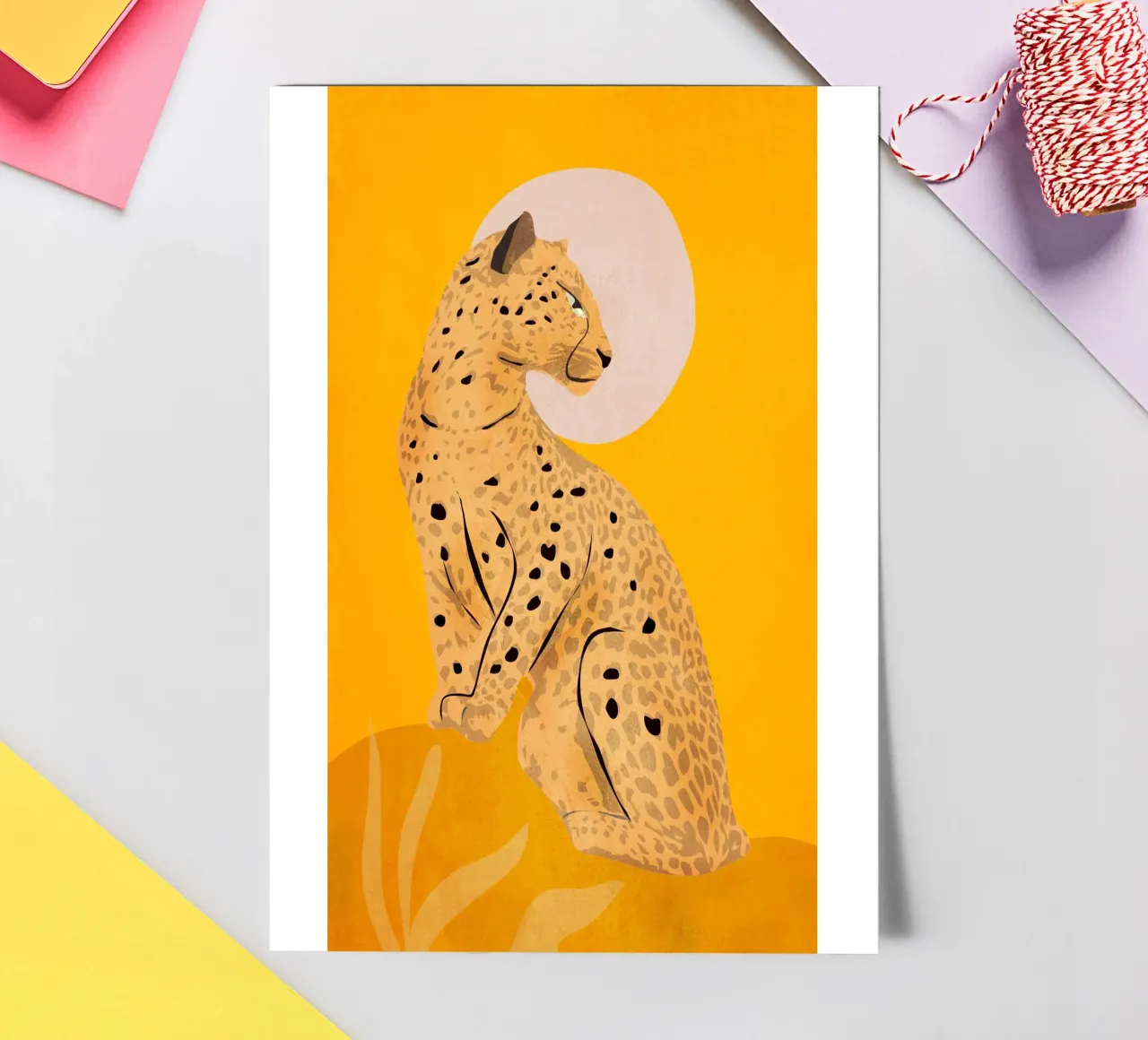 Leopard sticker sheet by ThingDesign