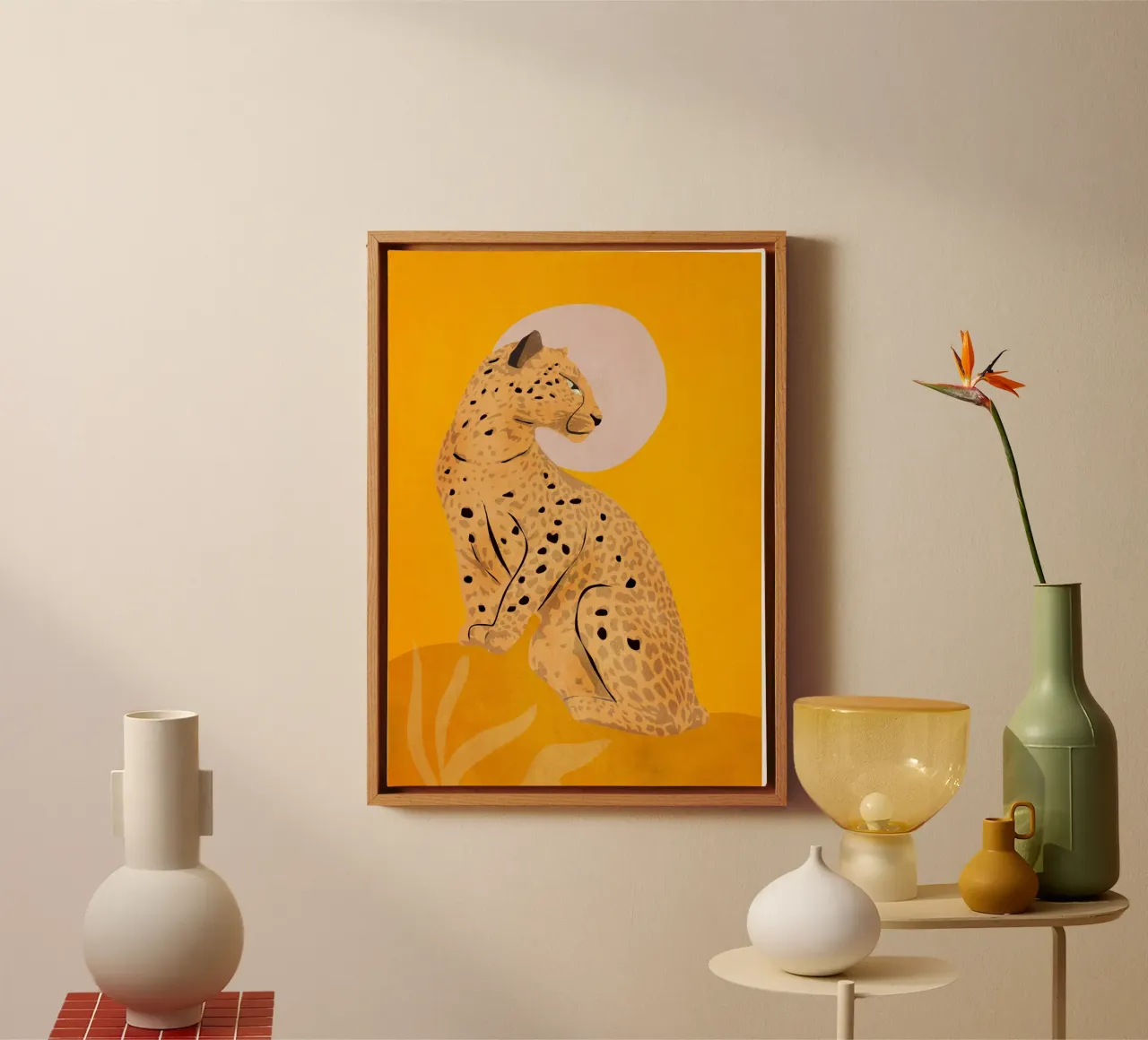 Leopard canvas by ThingDesign