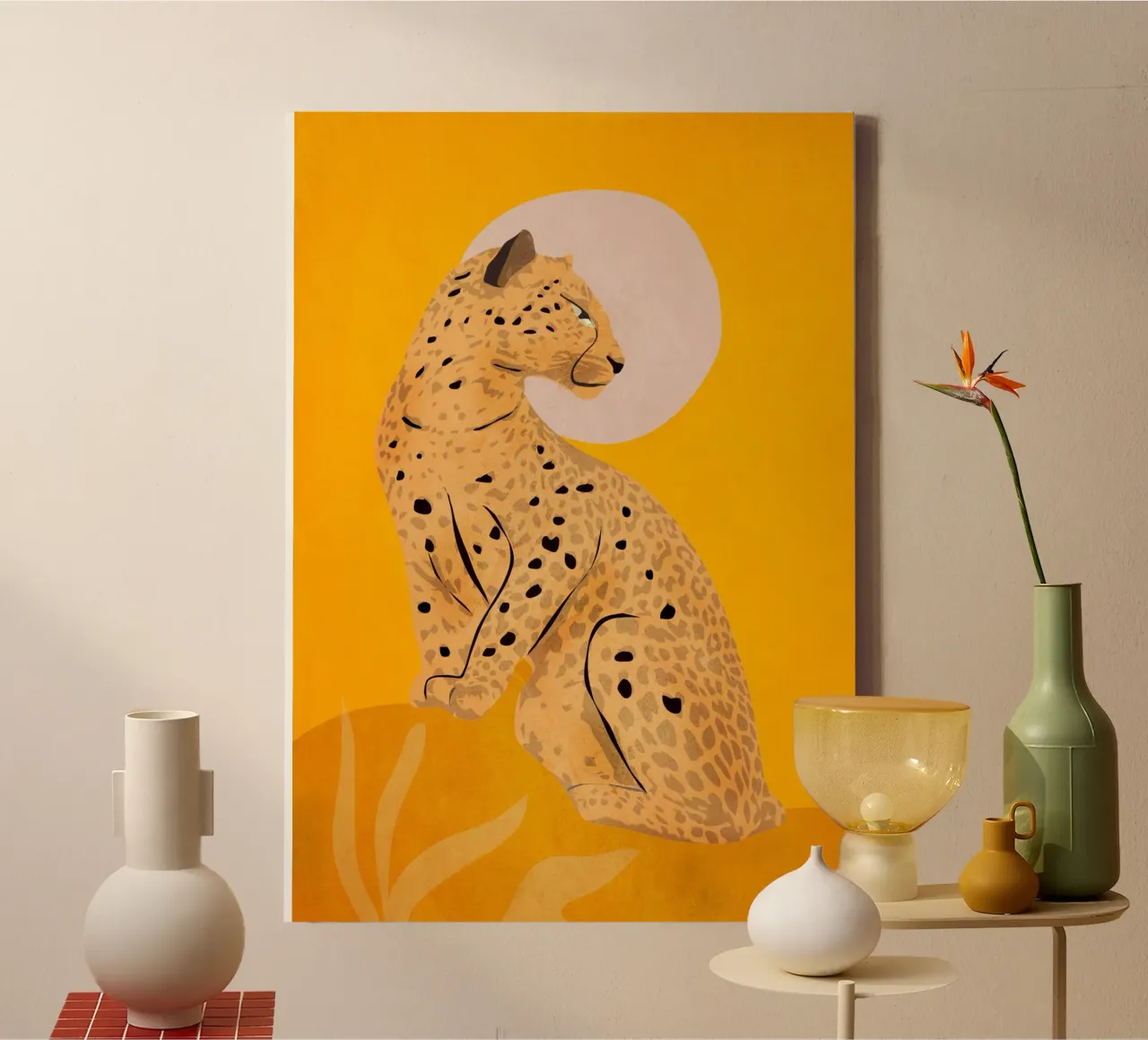 Leopard canvas by ThingDesign