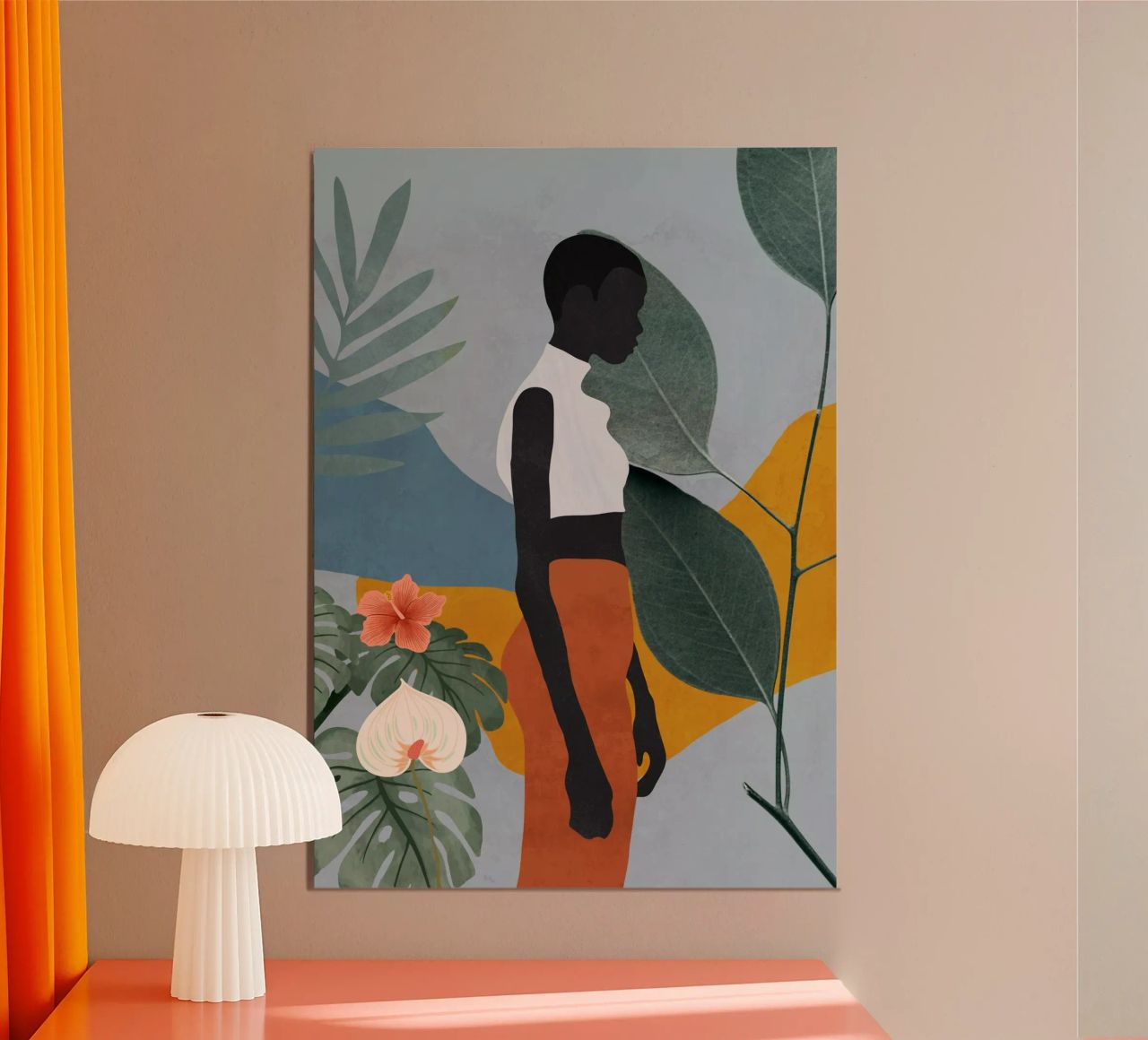 Tropical Girl 5 poster by ThingDesign