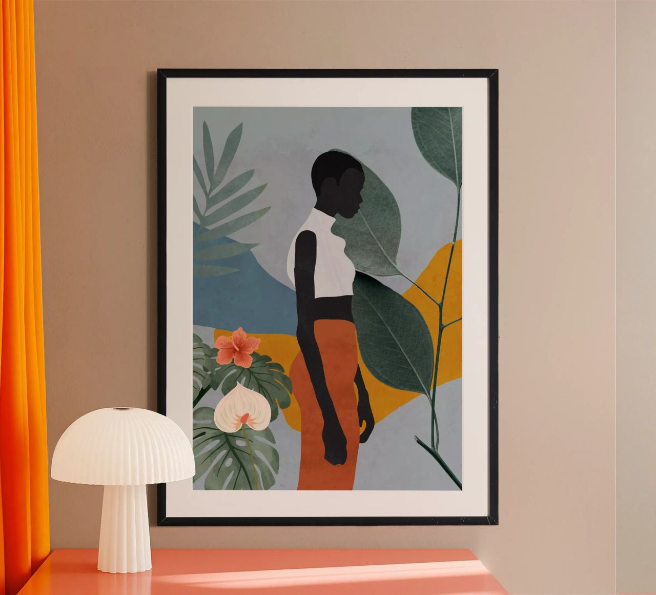 Tropical Girl 5 poster by ThingDesign