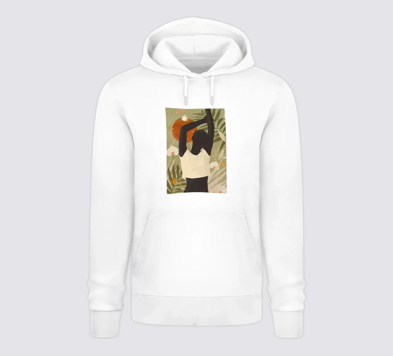 Ragazza tropicale 3 felpa con cappuccio da ThingDesign