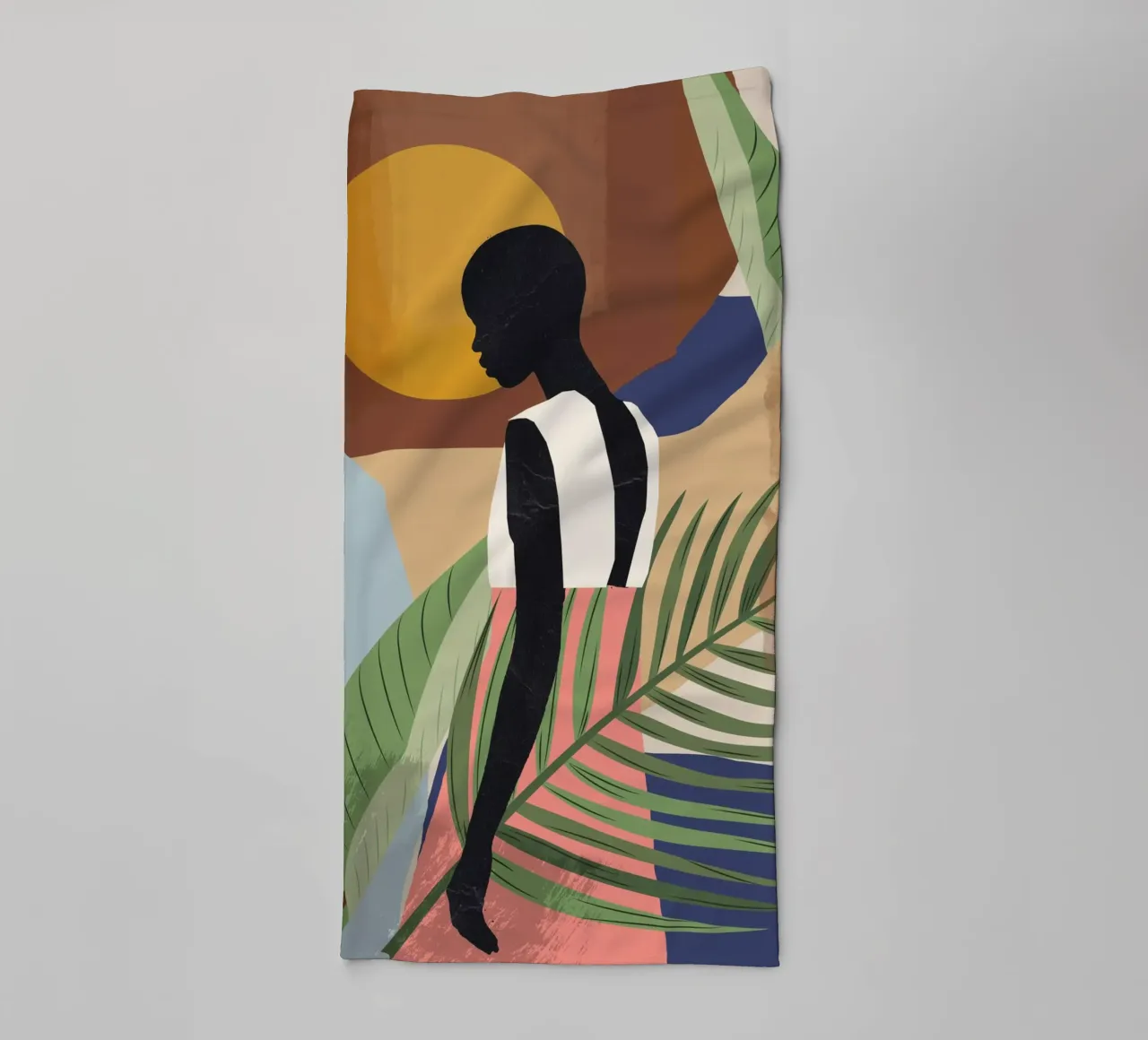 Ragazza tropicale 2 asciugamano da bagno da ThingDesign